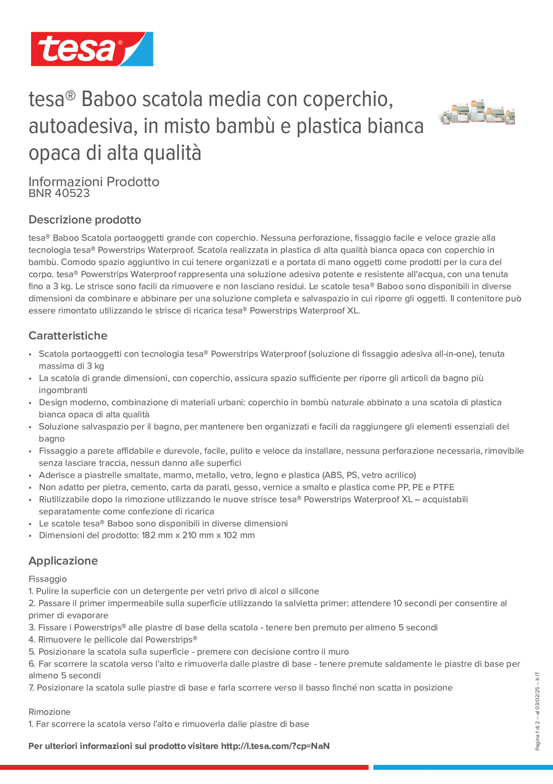 Product information_tesa® 40523_it-IT