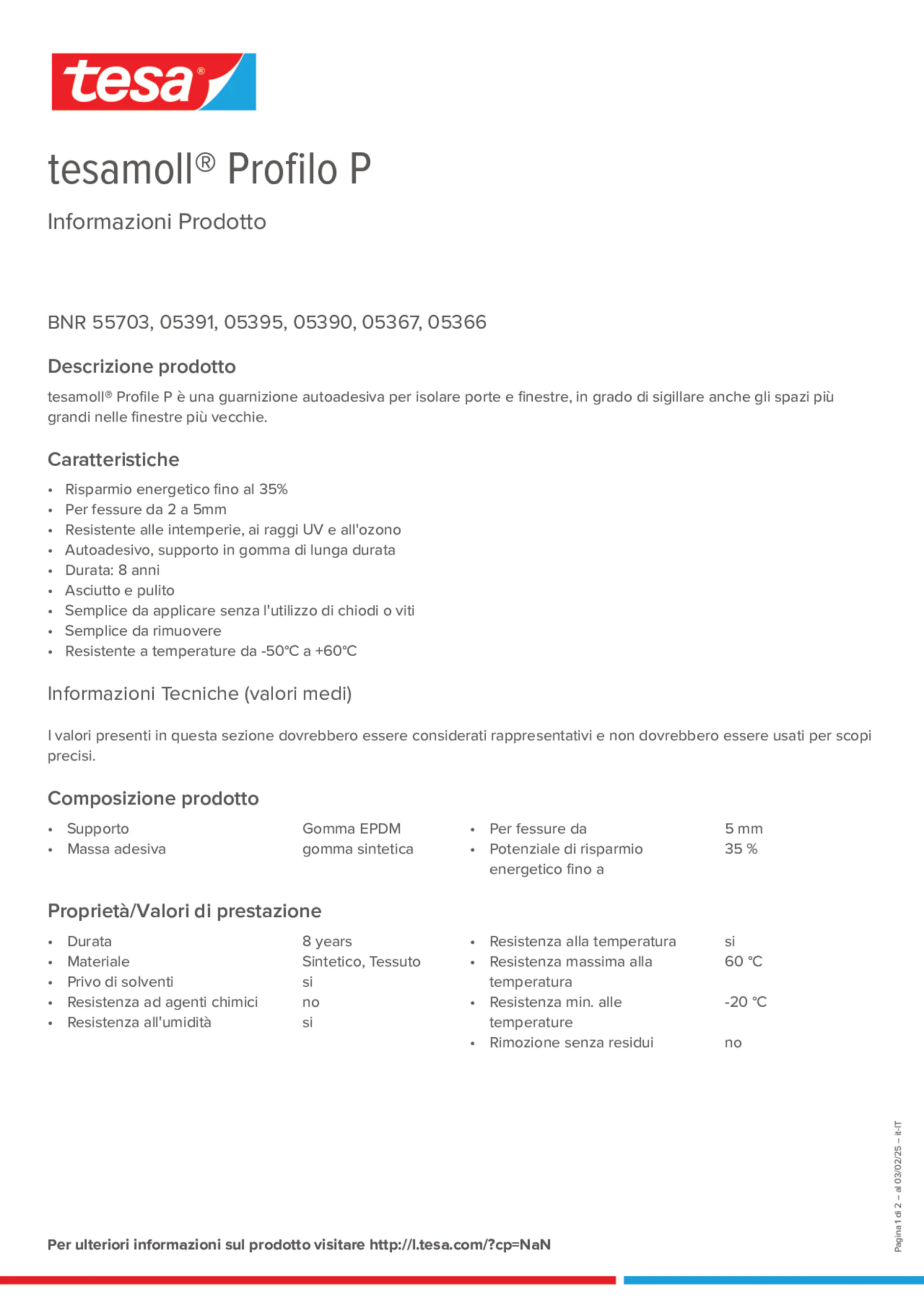 Product information_tesamoll® 5366_it-IT