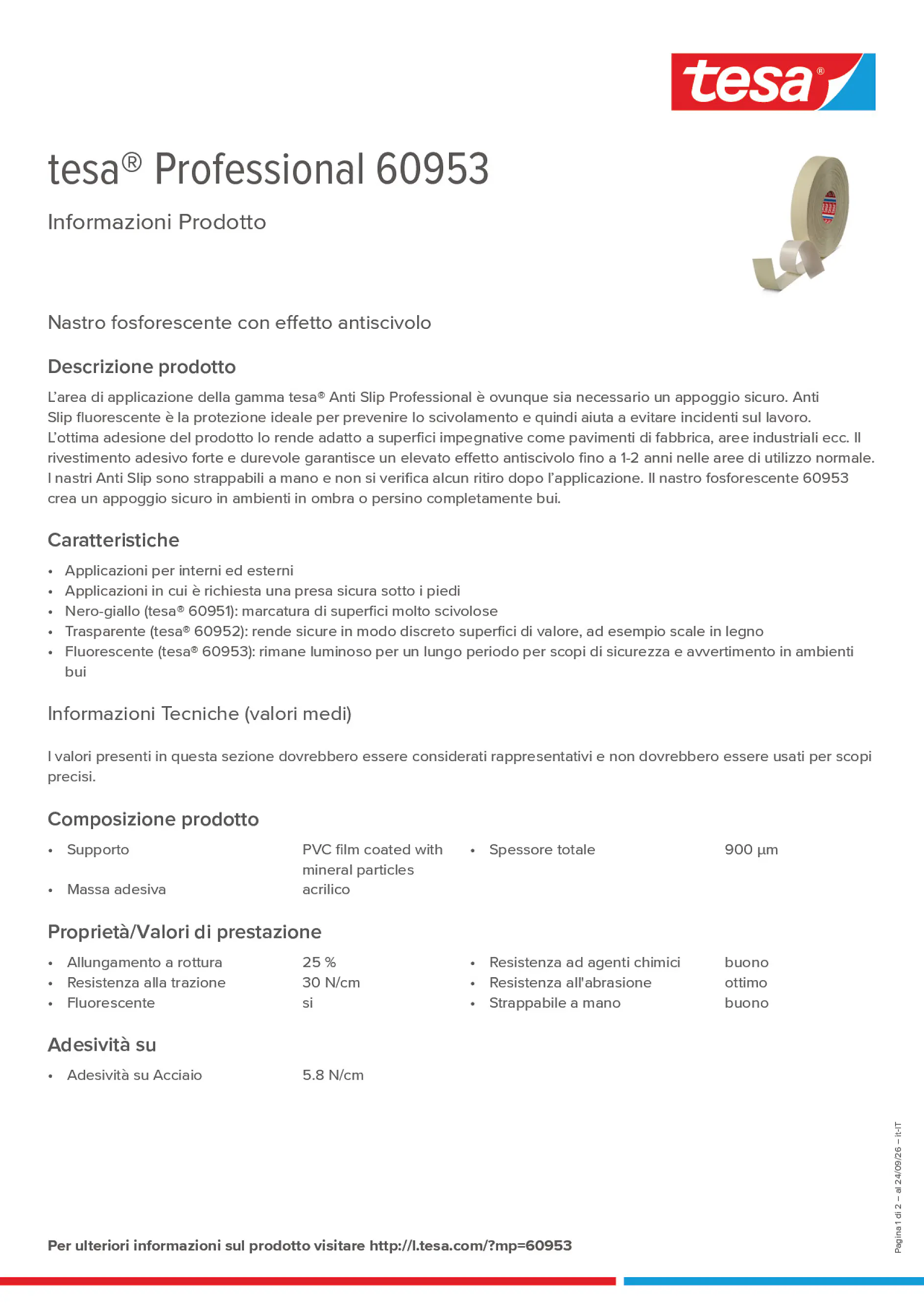 Product information_tesa® Professional 60953_it-IT