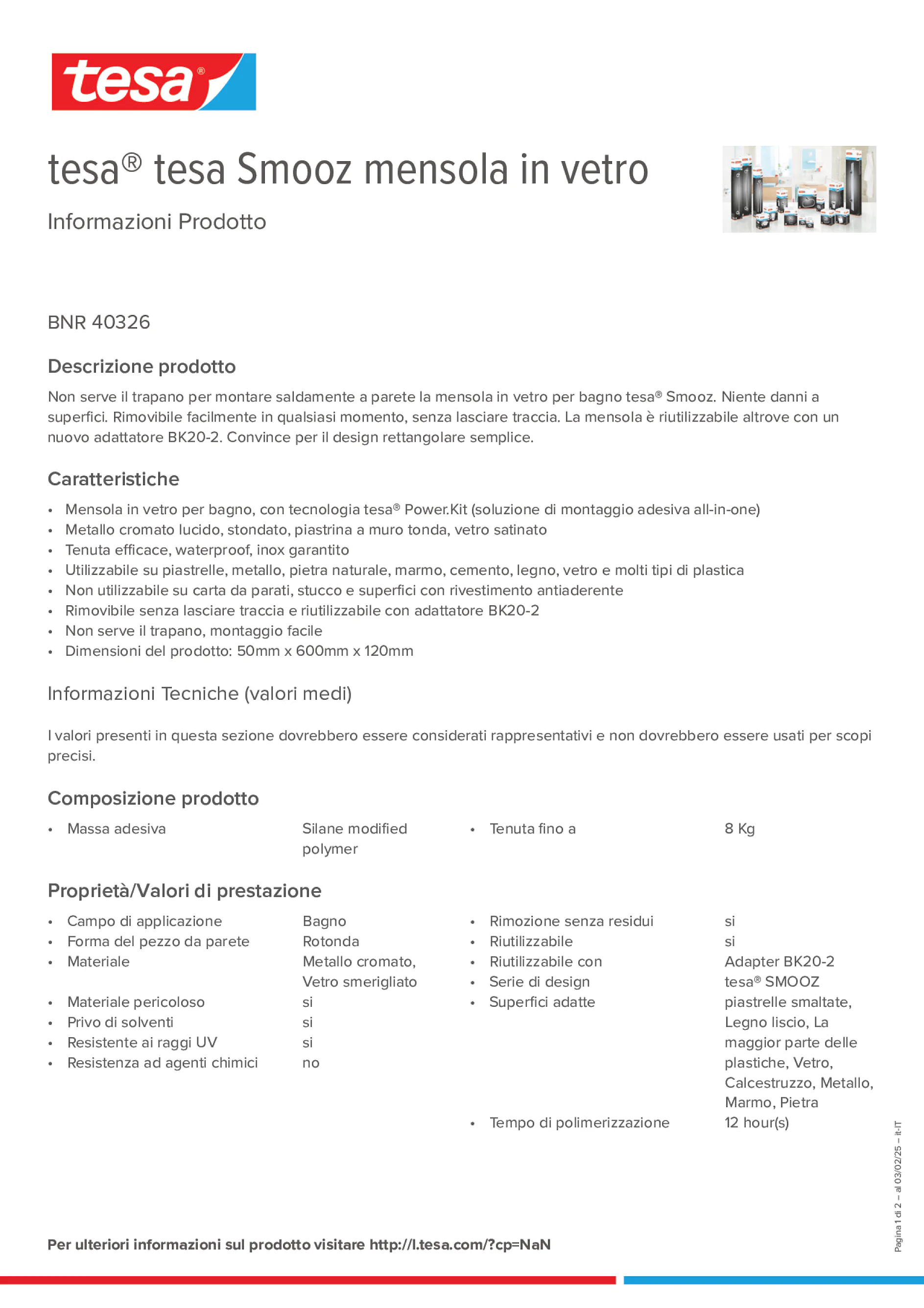 Product information_tesa® 40326_it-IT