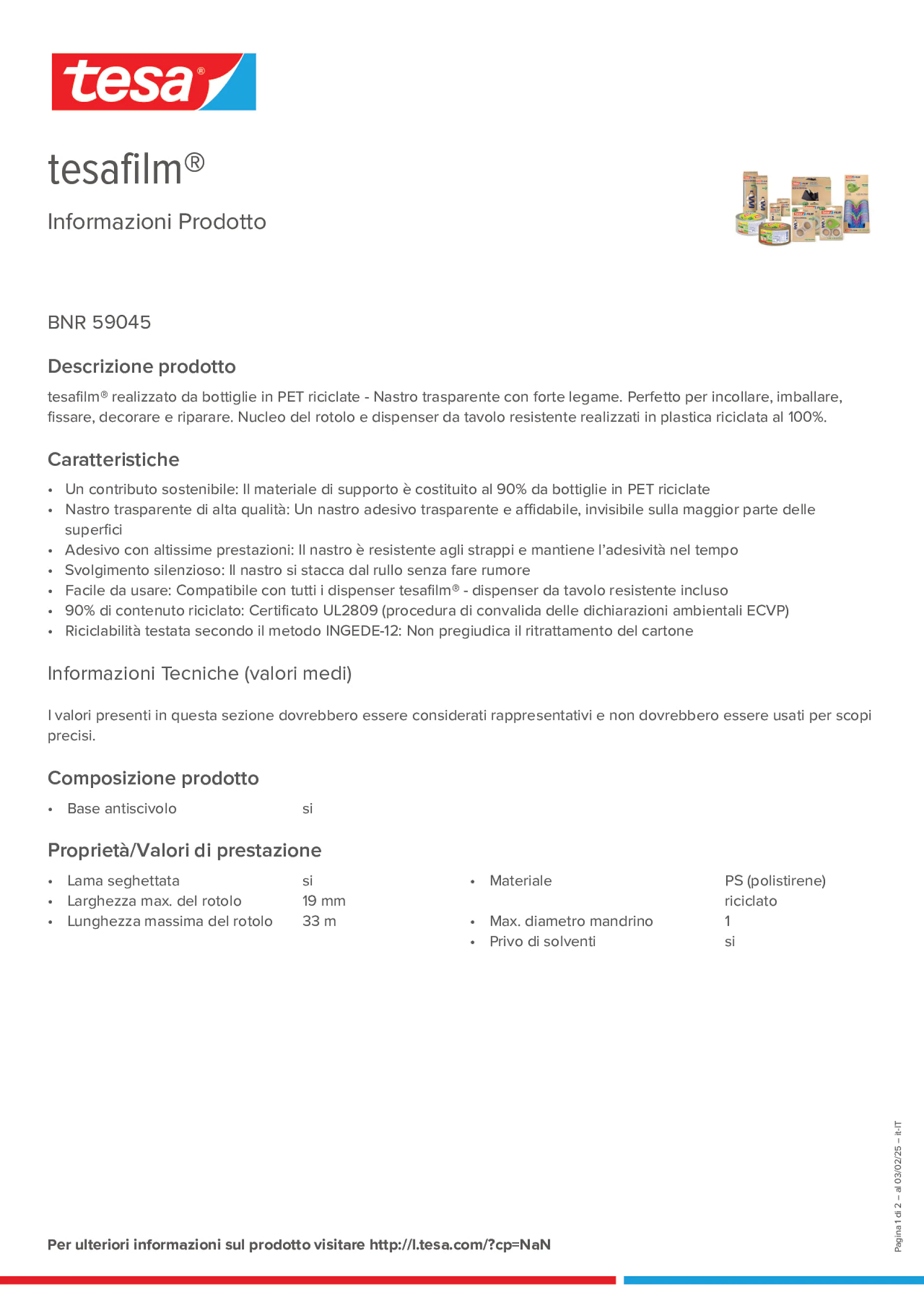 Product information_tesafilm® 59045_it-IT