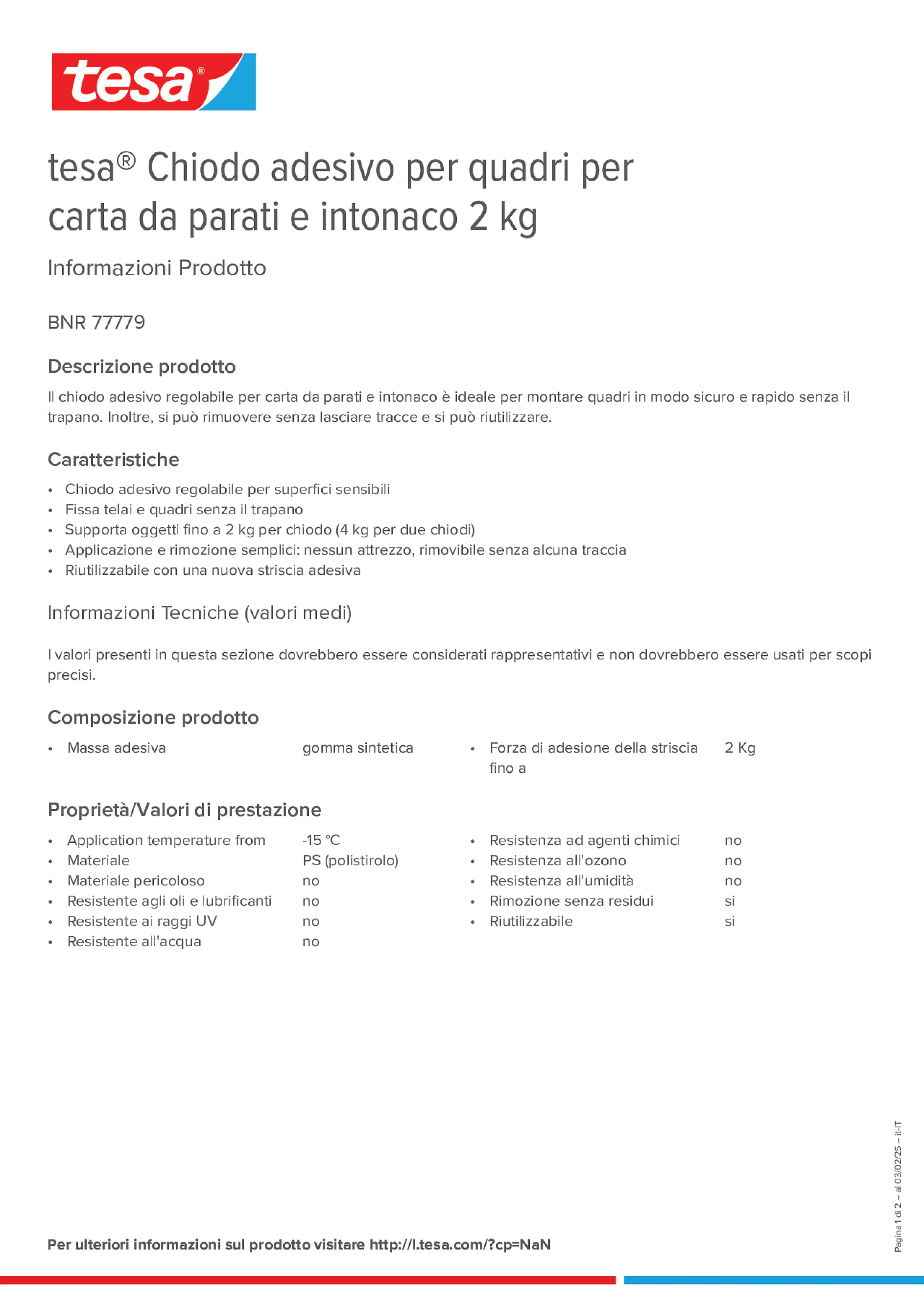 Product information_tesa® 77779_it-IT