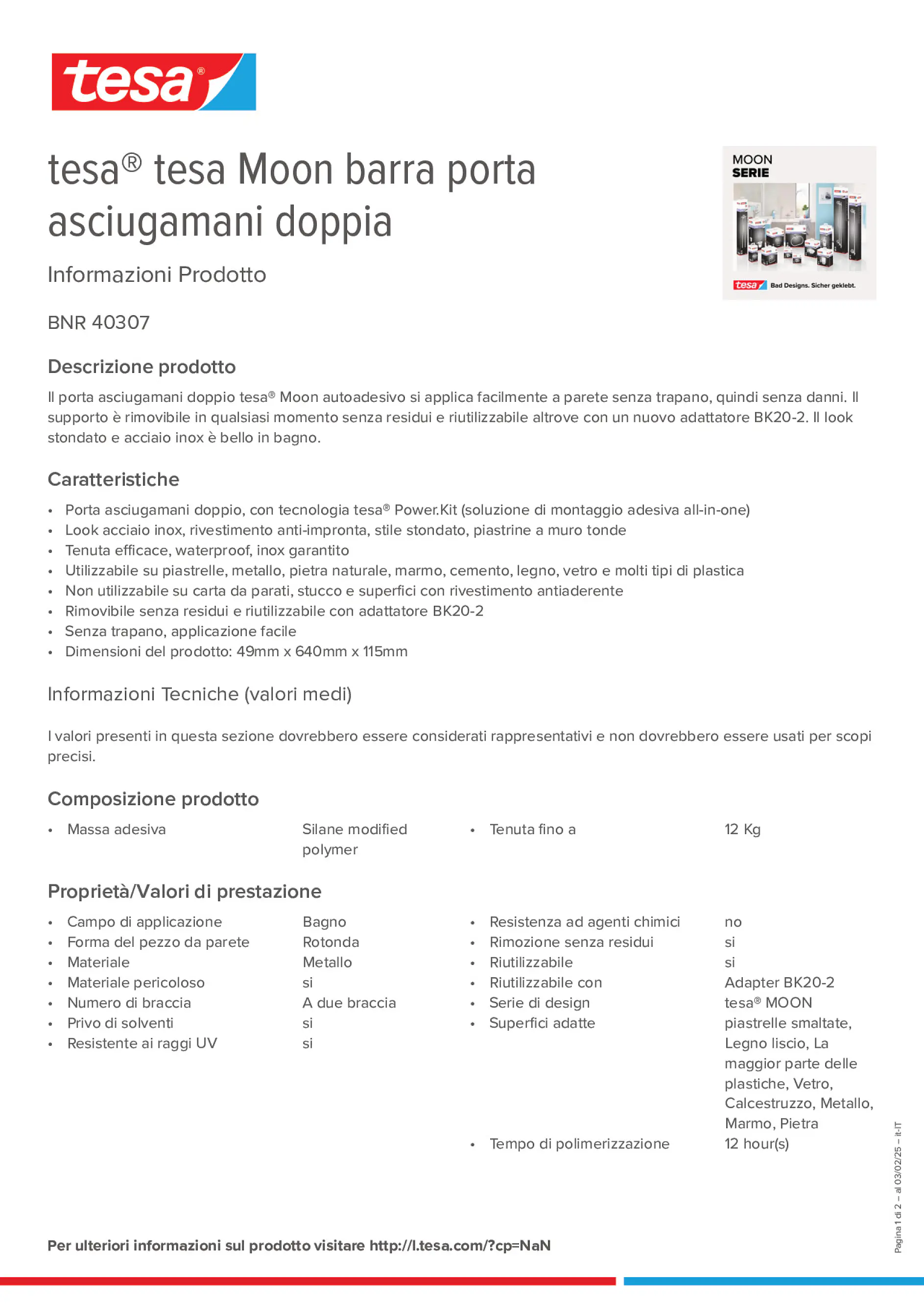 Product information_tesa® 40307_it-IT