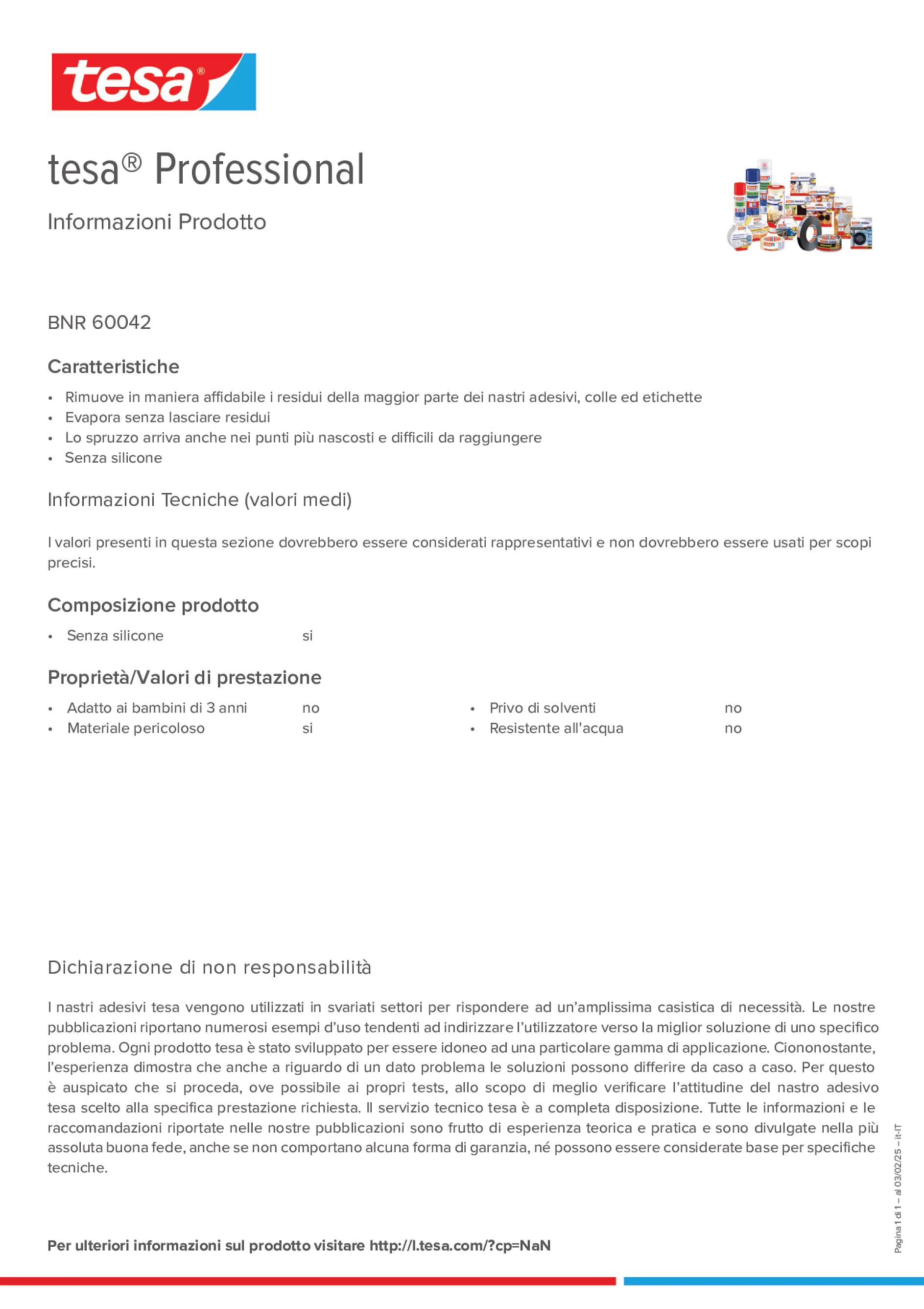 Product information_tesa® Professional 60042_it-IT