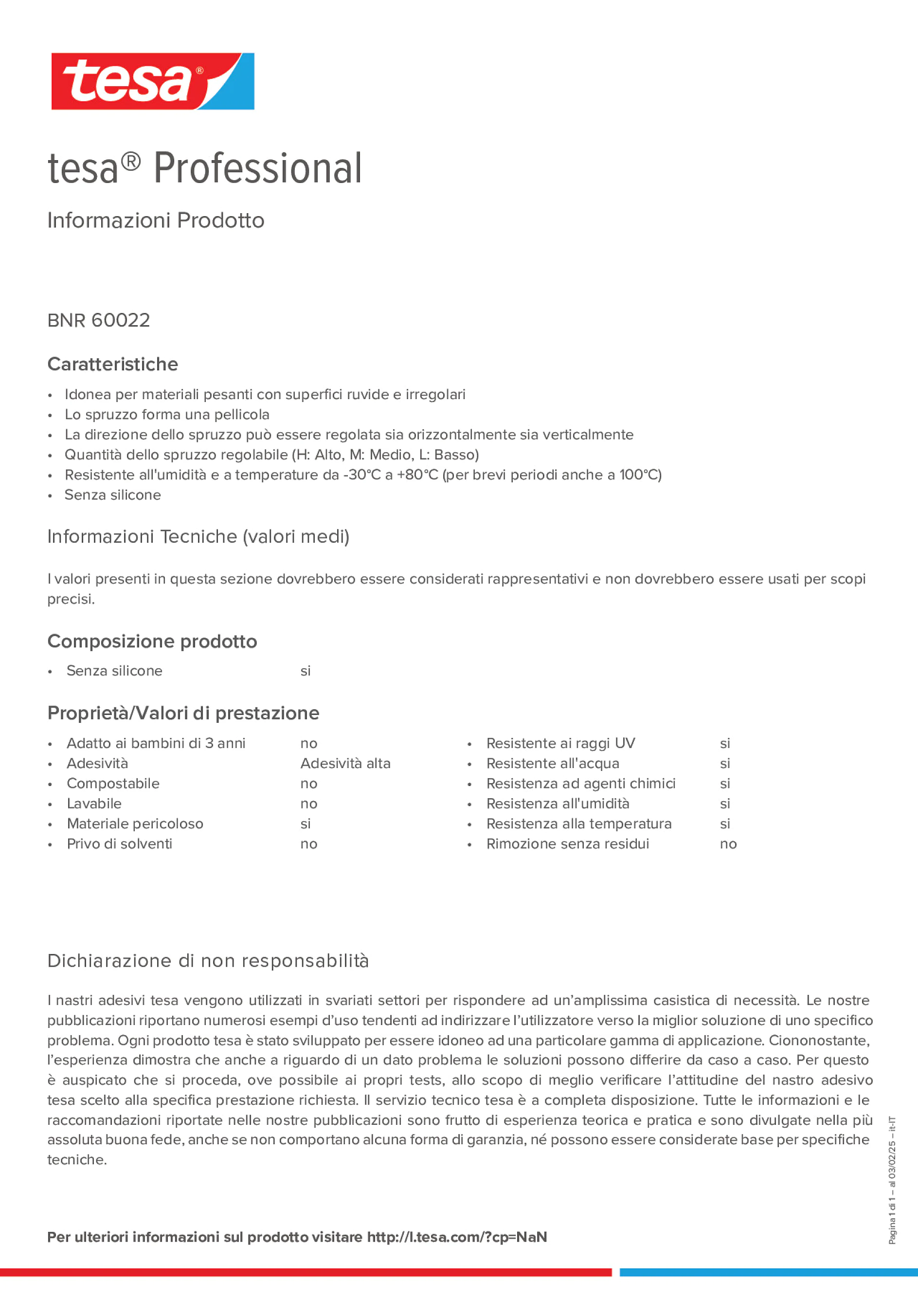 Product information_tesa® Professional 60022_it-IT