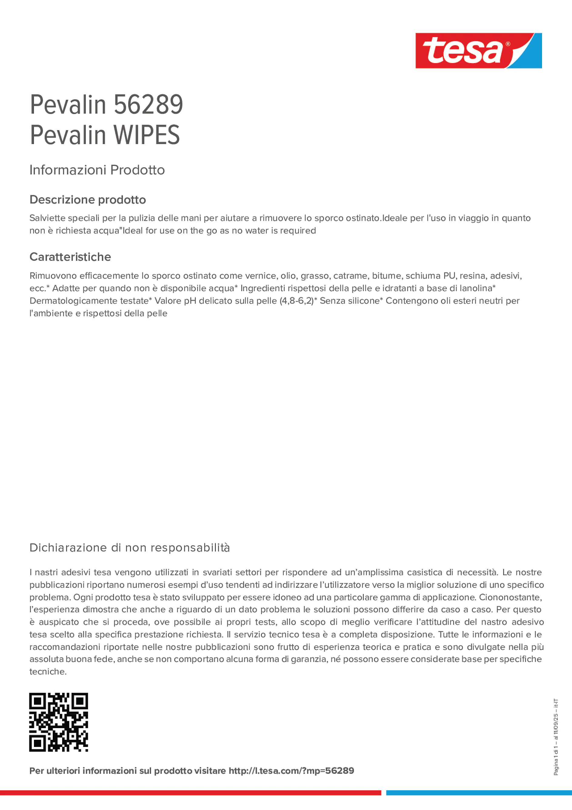 Product information_Pevalin 56289_it-IT