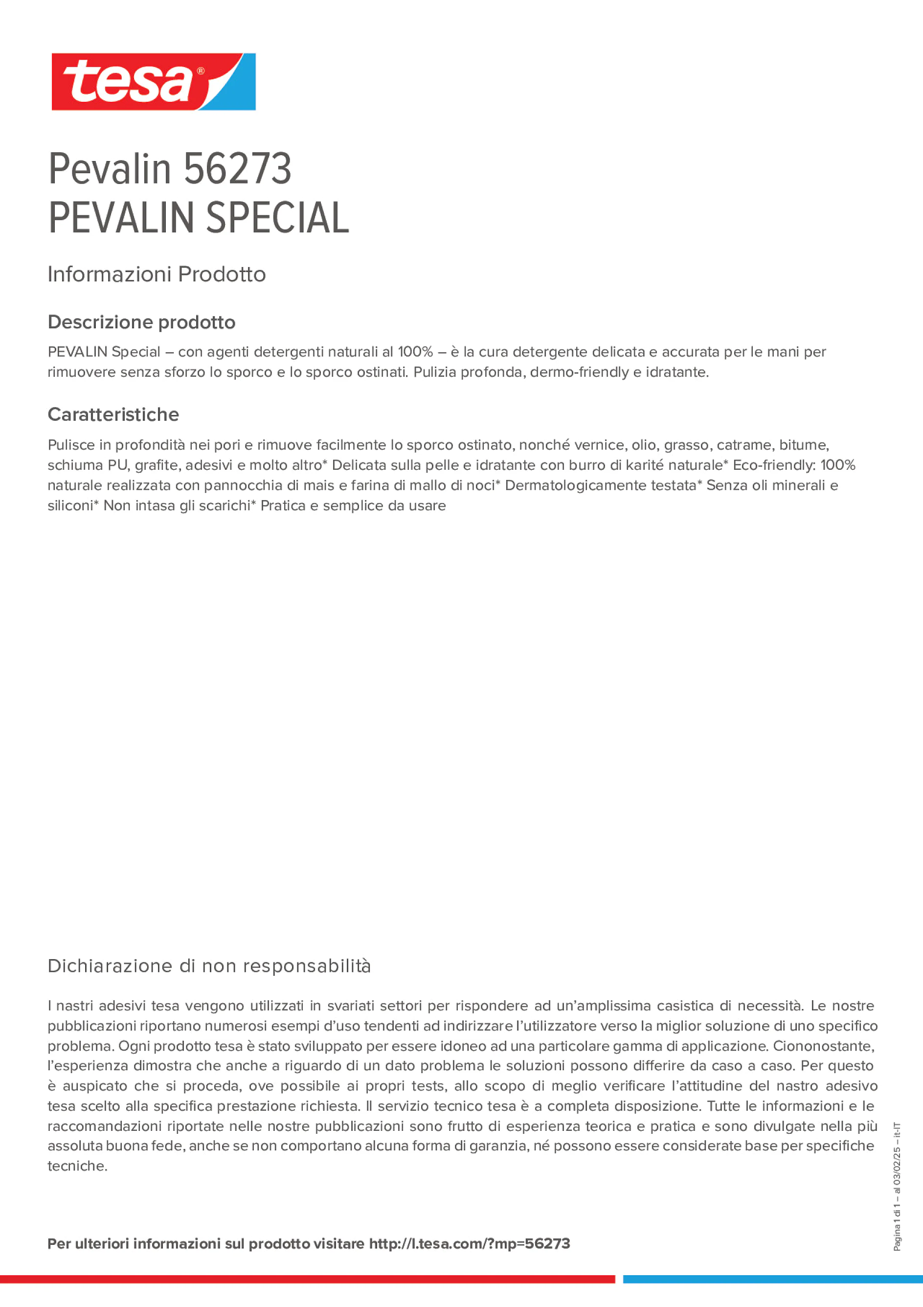 Product information_Pevalin 56273_it-IT