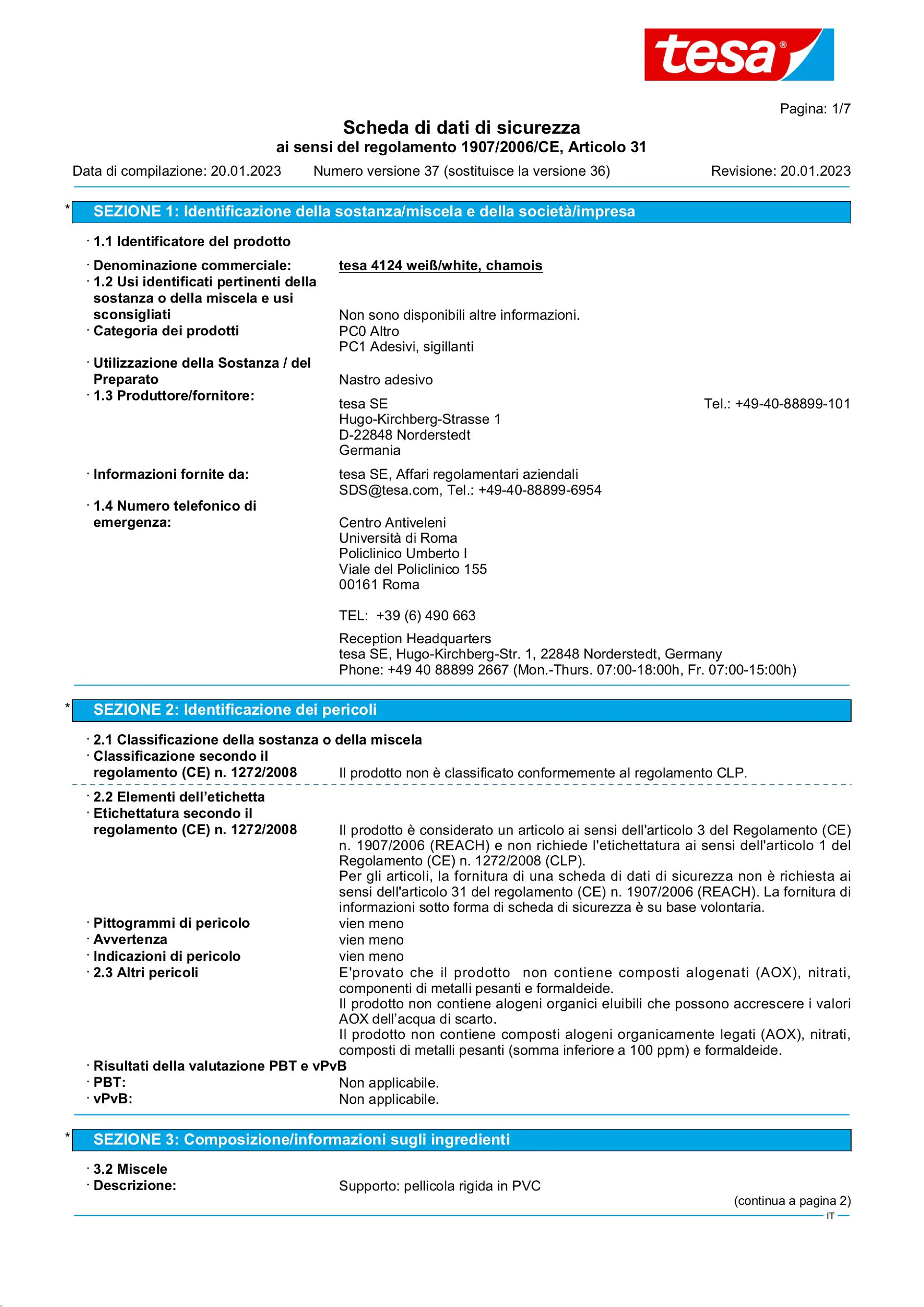 Safety data sheet_tesa® 4124_it-IT_v37