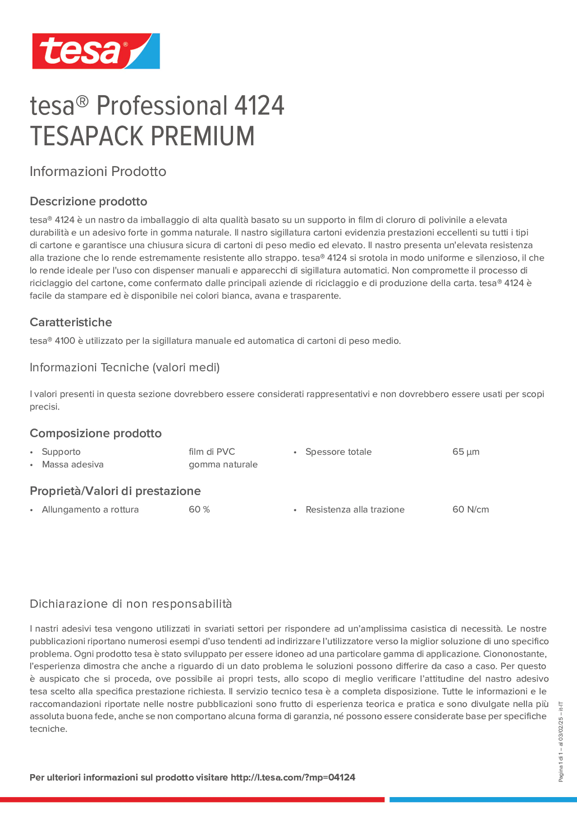 Product information_tesa® Professional 04124_it-IT
