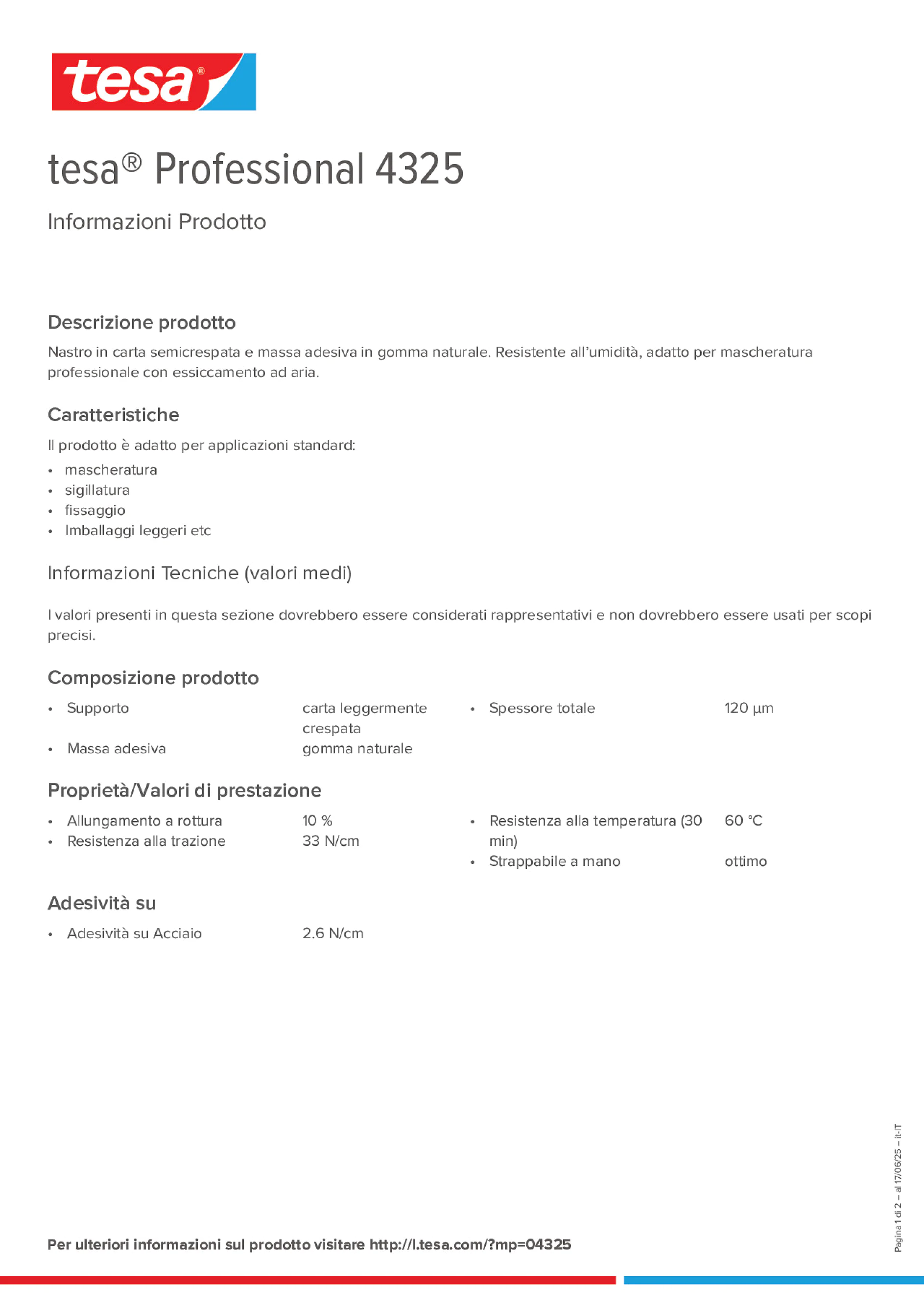Product information_tesa® Professional 04325_it-IT