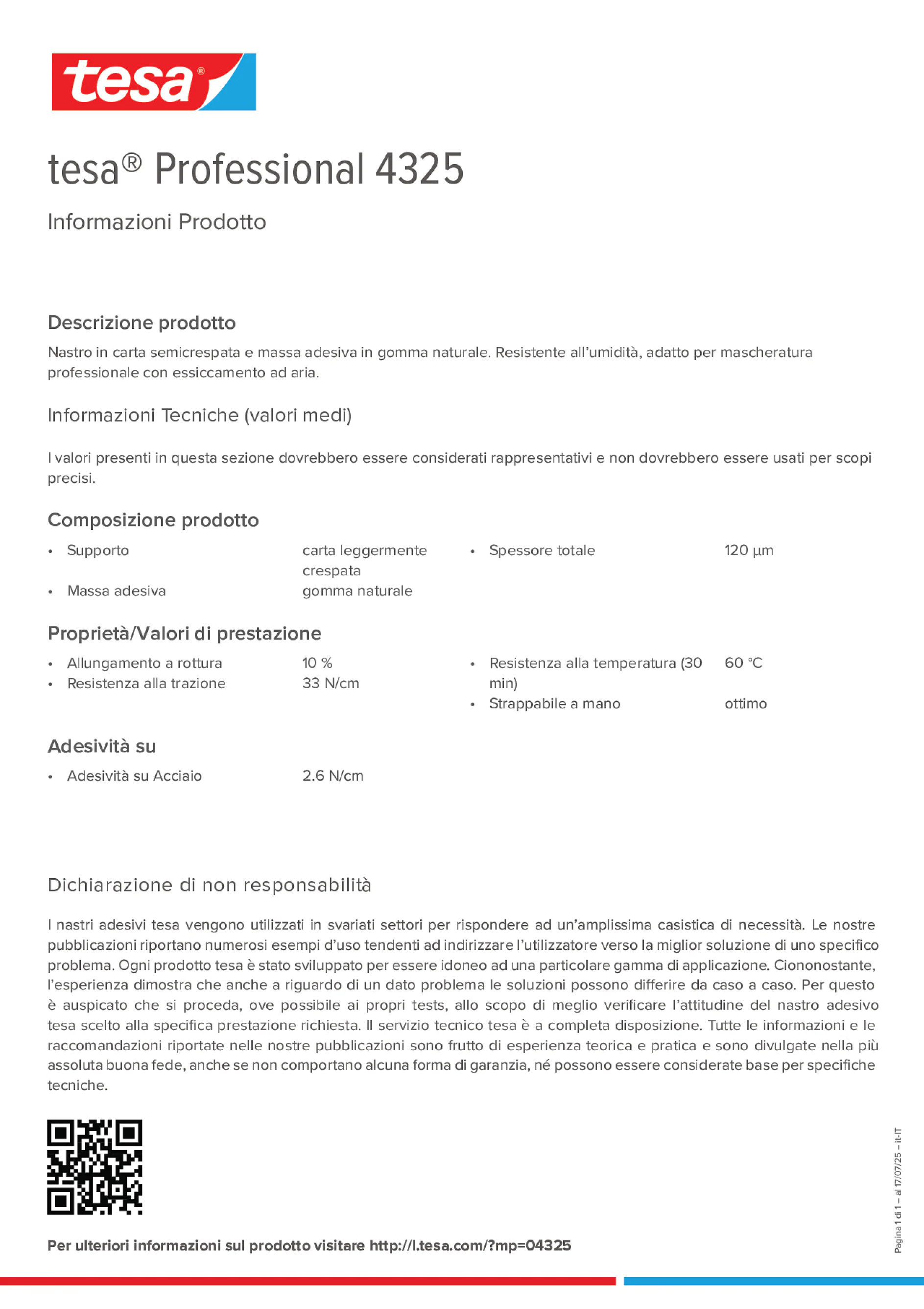 Product information_tesa® Professional 04325_it-IT