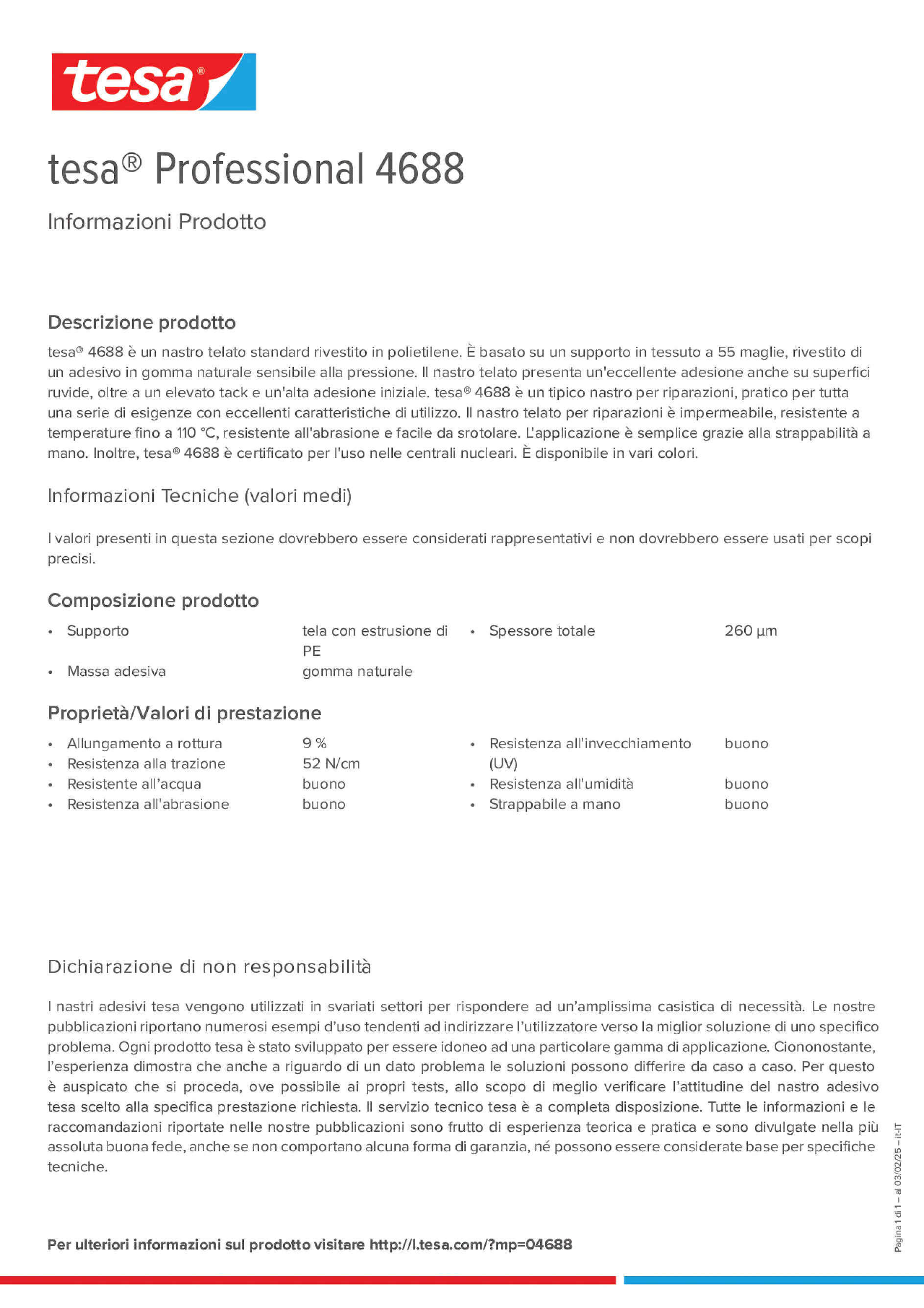 Product information_tesa® Professional 04688_it-IT