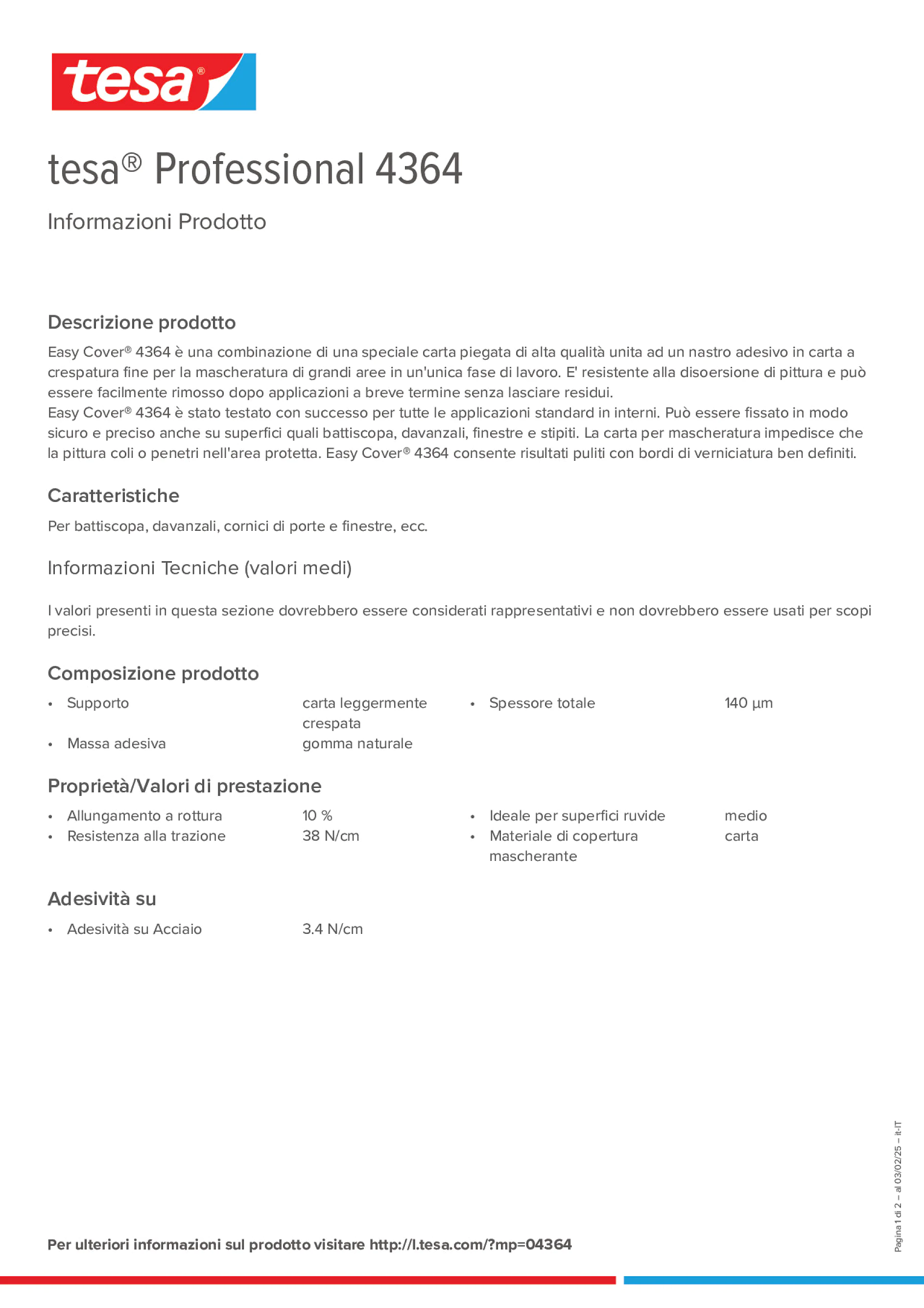 Product information_tesa® Professional 04364_it-IT