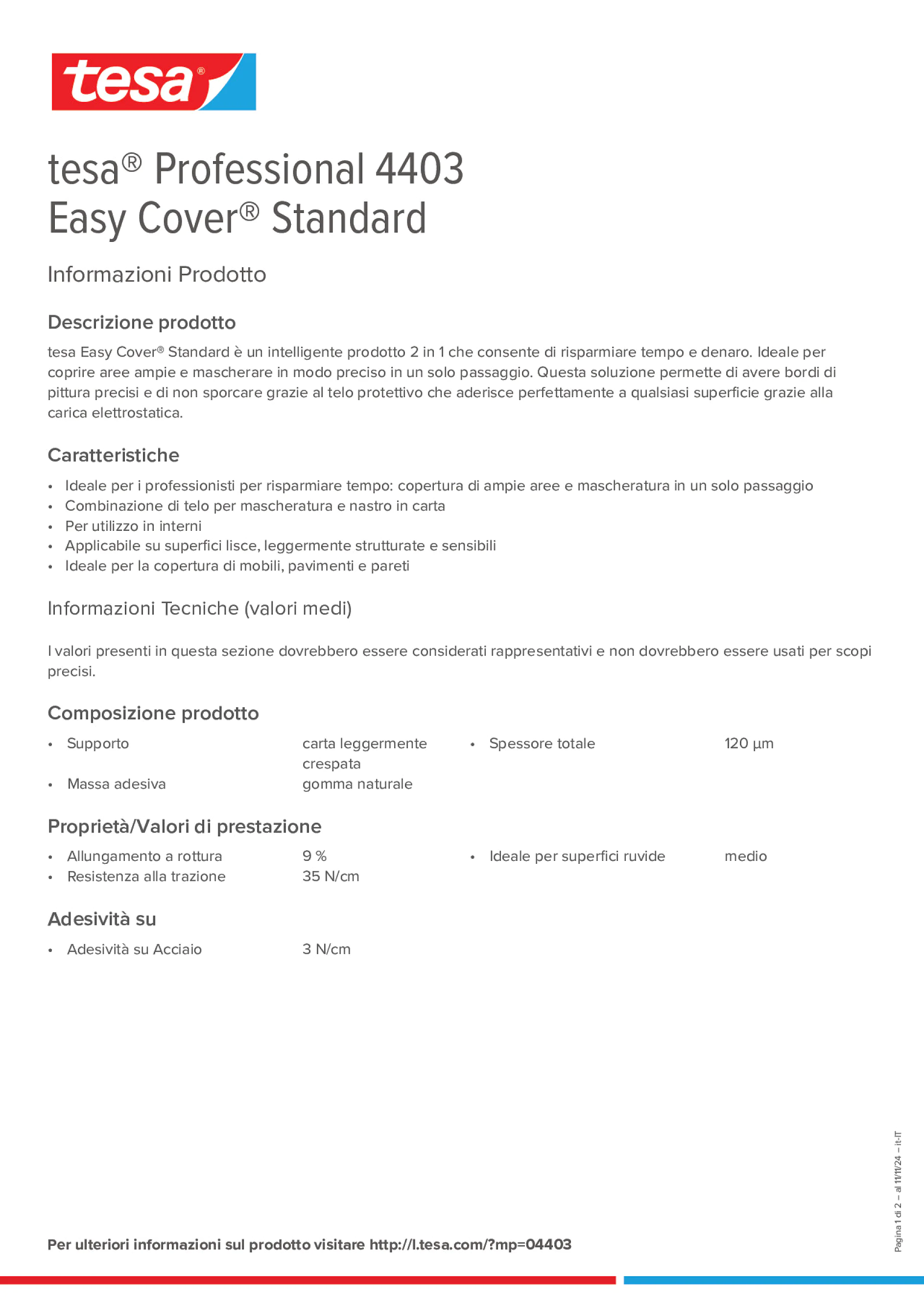 Product information_tesa® Professional 04403_it-IT