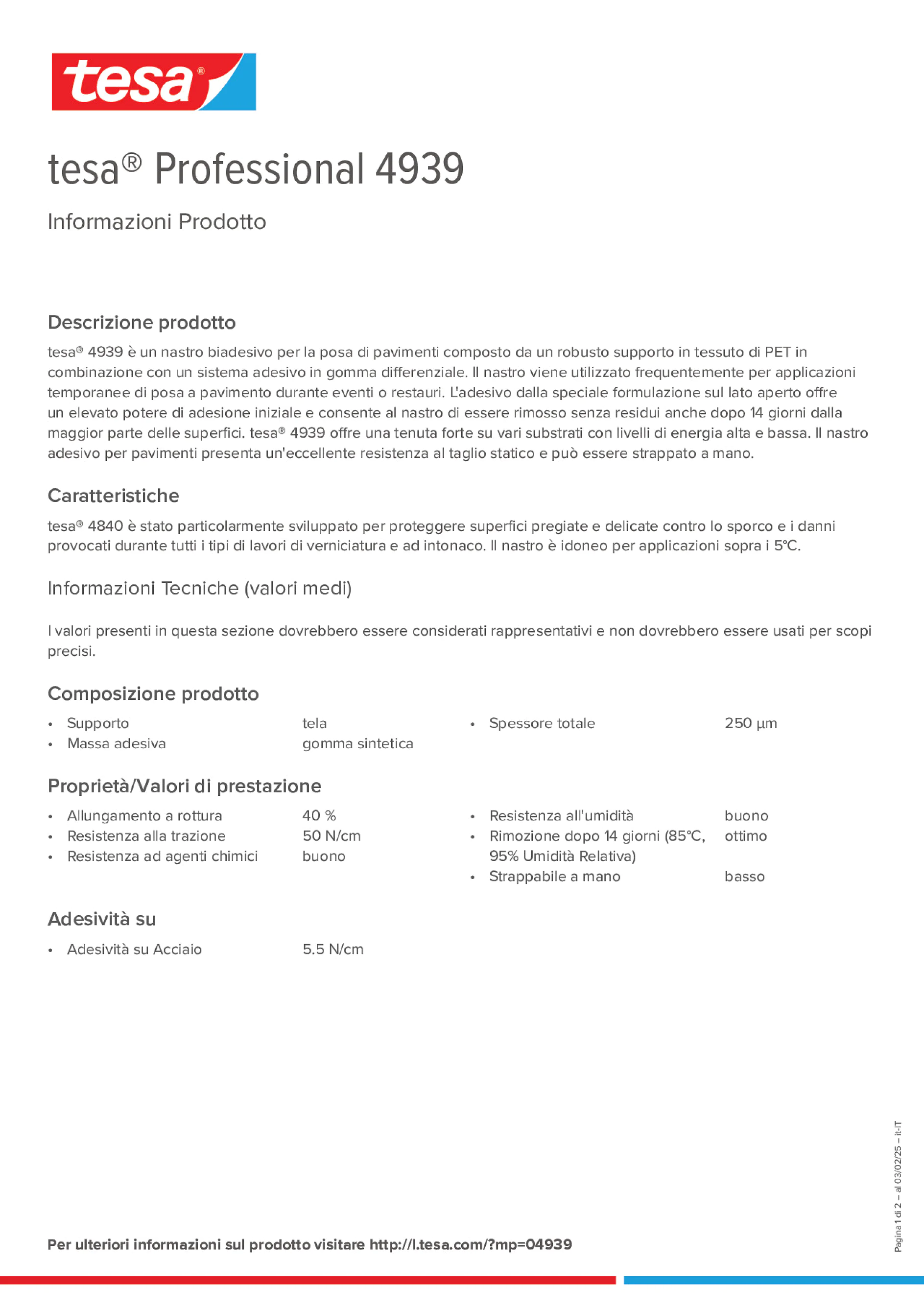 Product information_tesa® Professional 04939_it-IT