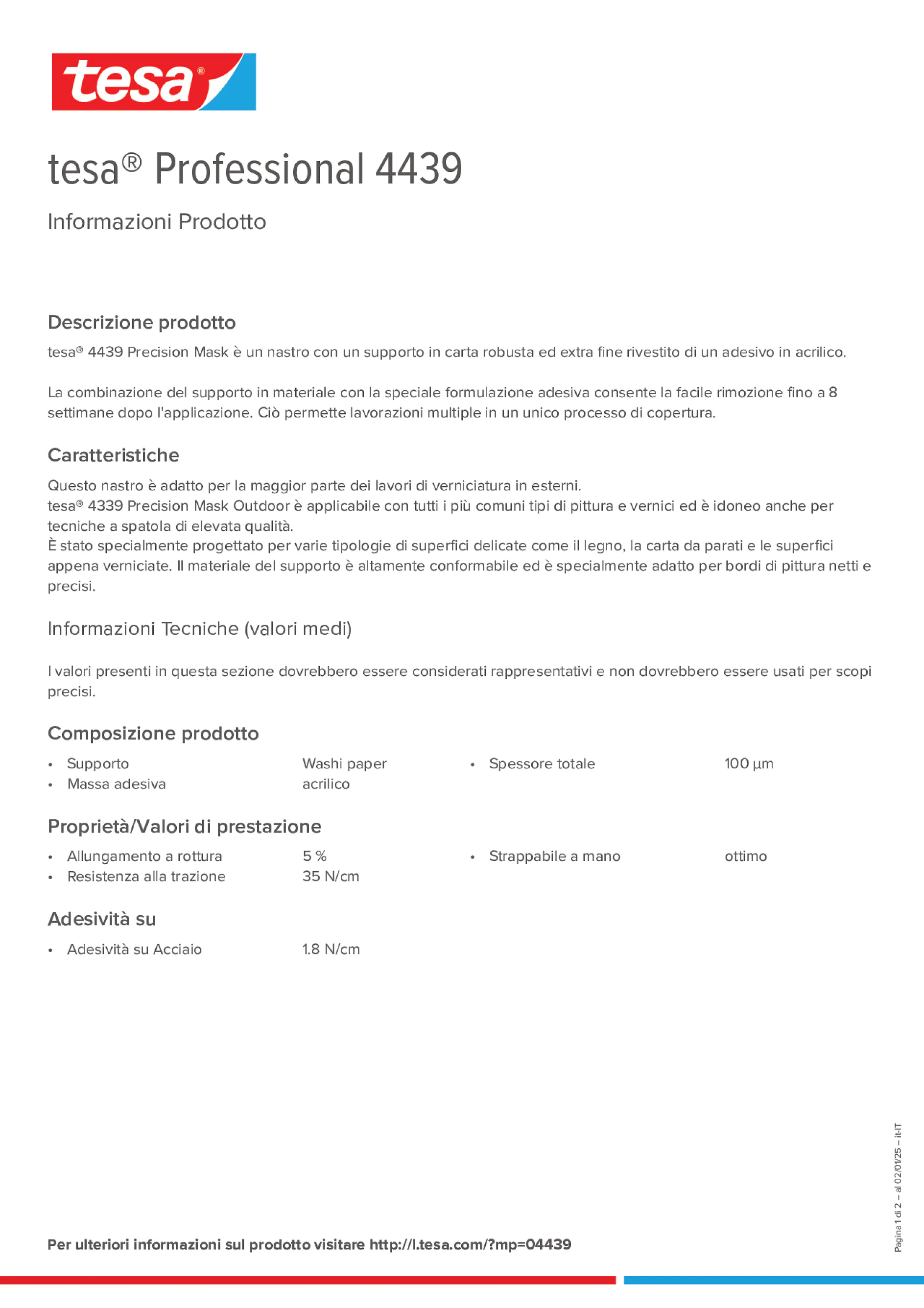 Product information_tesa® Professional 04439_it-IT