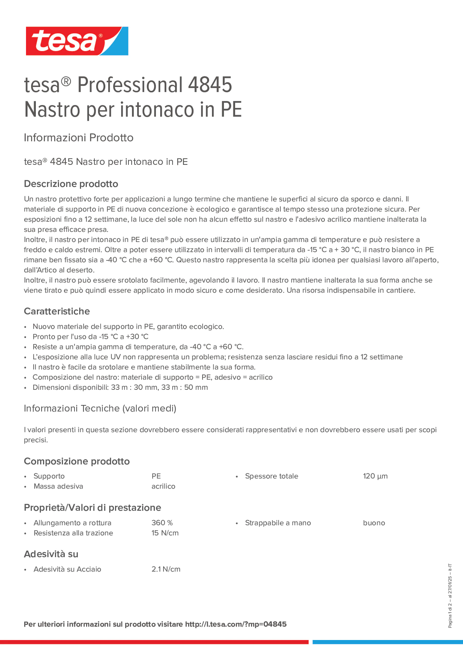 Product information_tesa® Professional 04845_it-IT