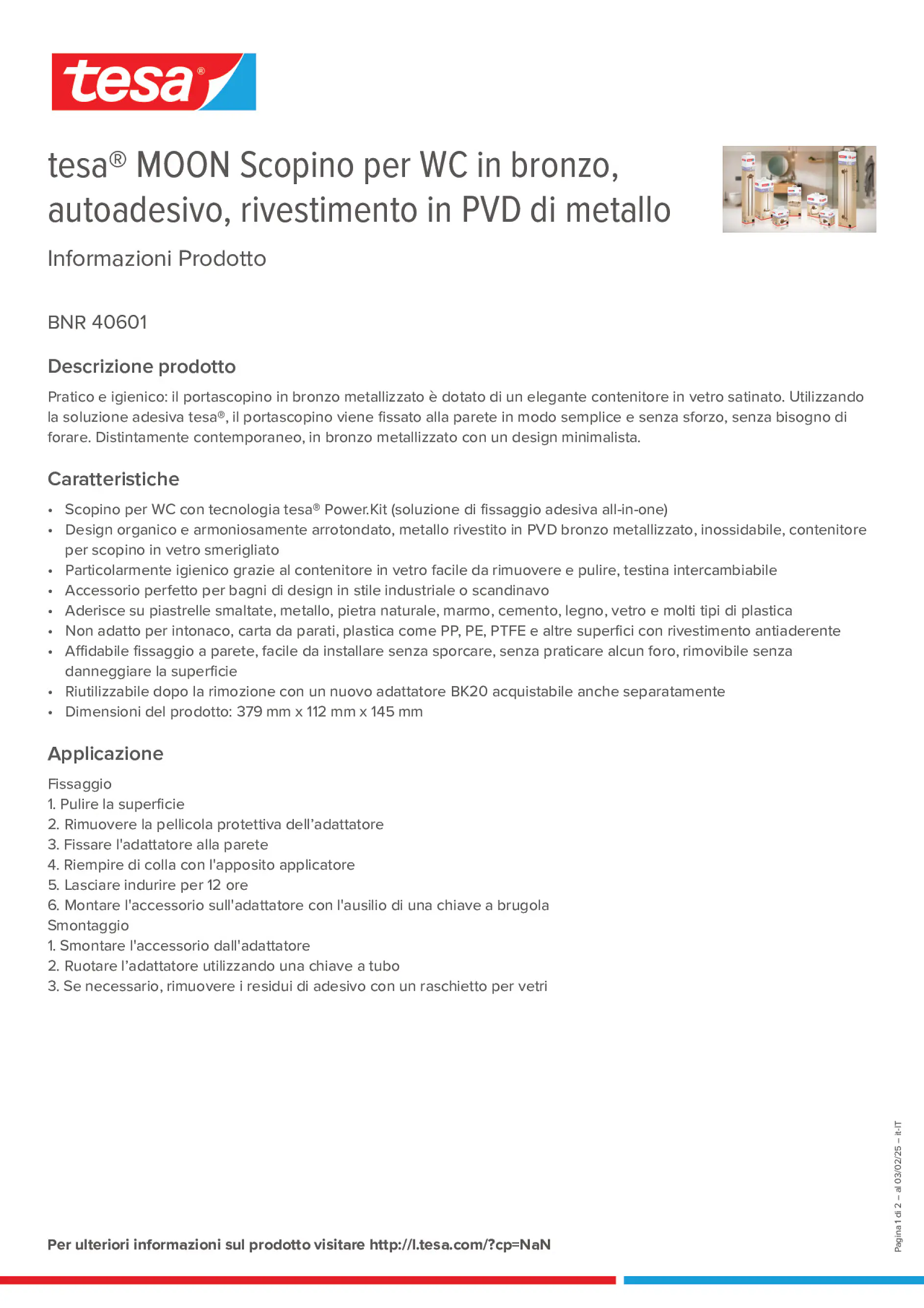Product information_tesa® 40601_it-IT