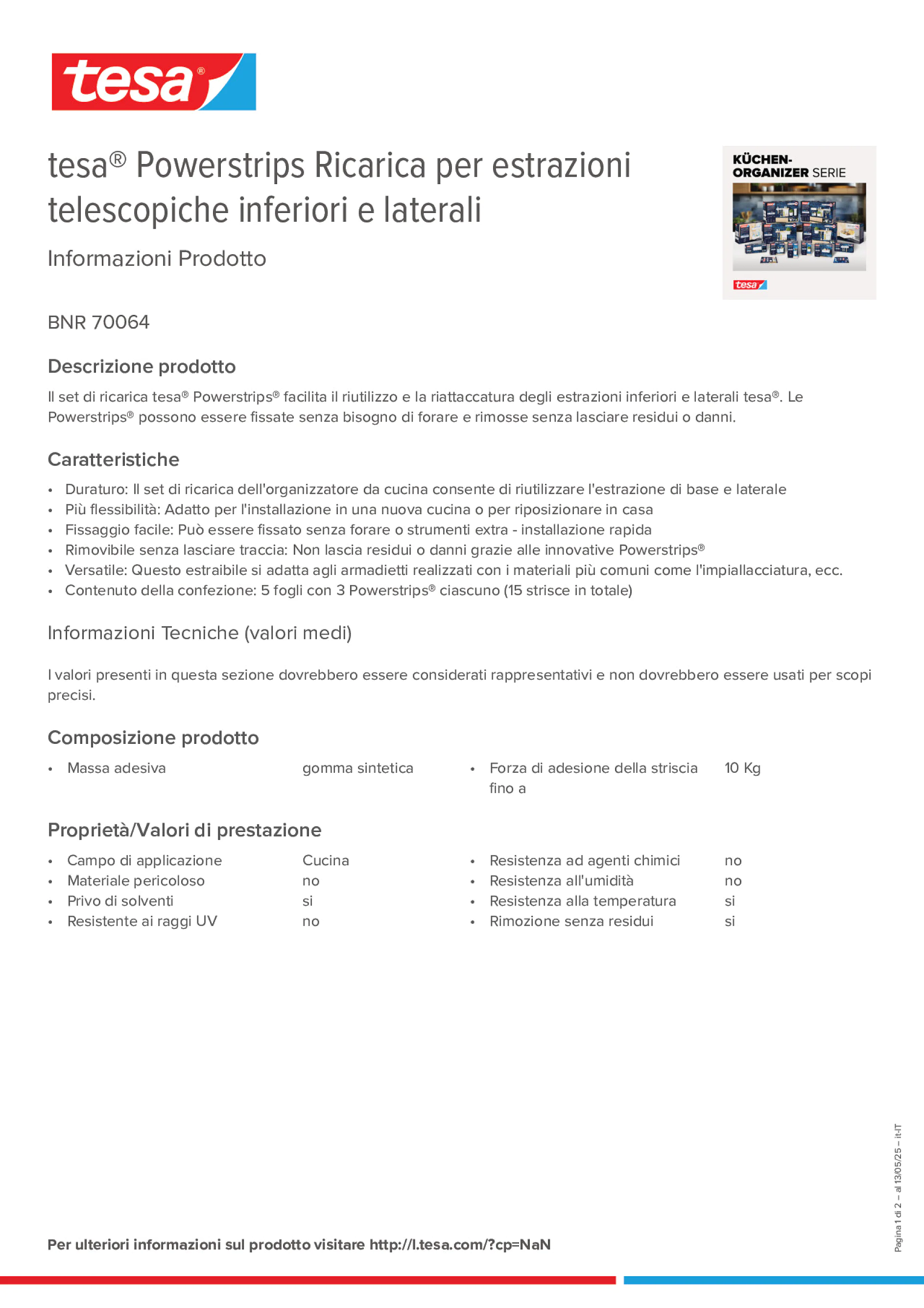 Product information_tesa® Powerstrips 70064_it-IT
