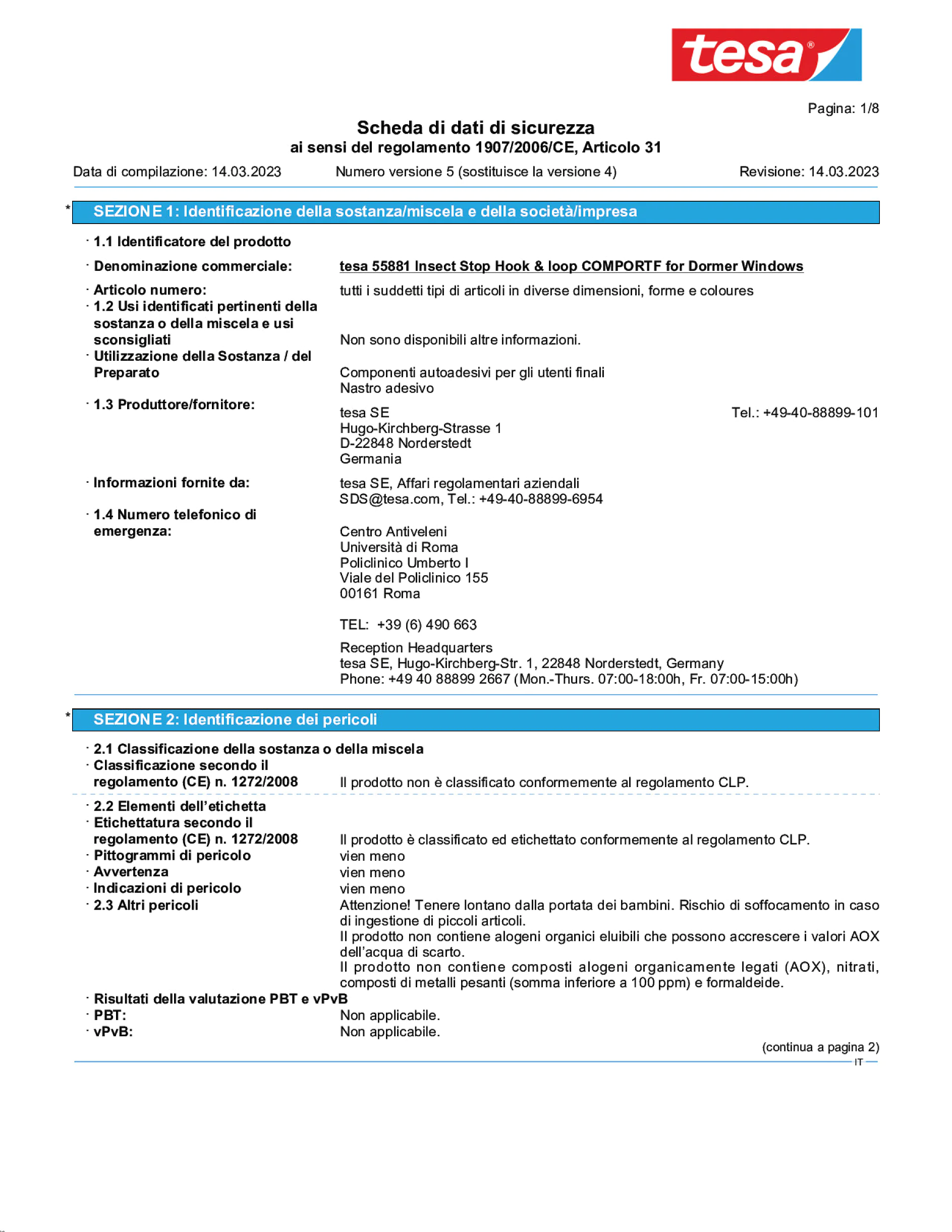 Safety data sheet_tesa® 55881_it-IT_v5