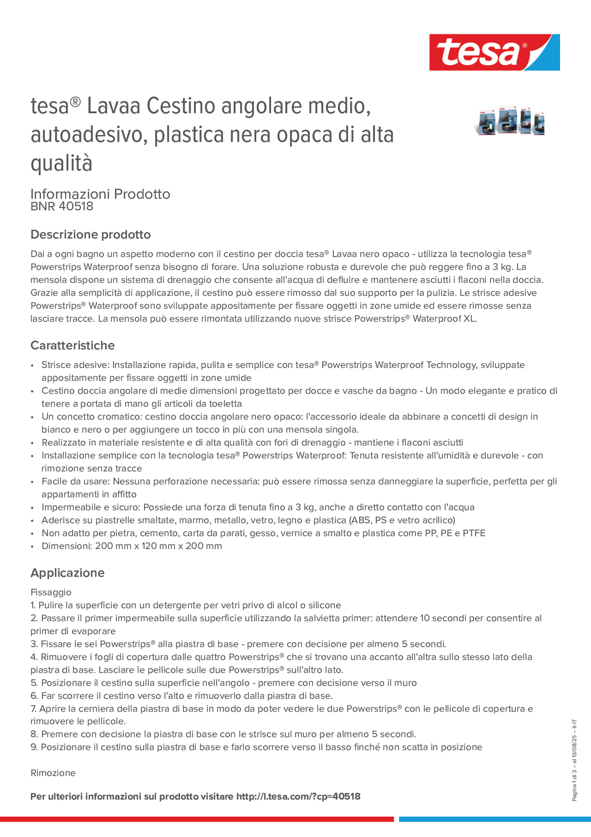Product information_tesa® 40518_it-IT