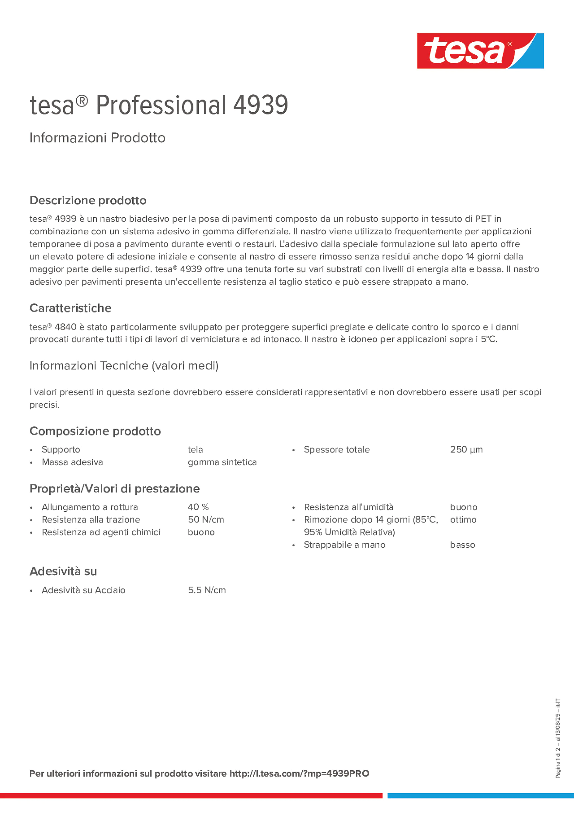 Product information_tesa® Professional 04939_it-IT