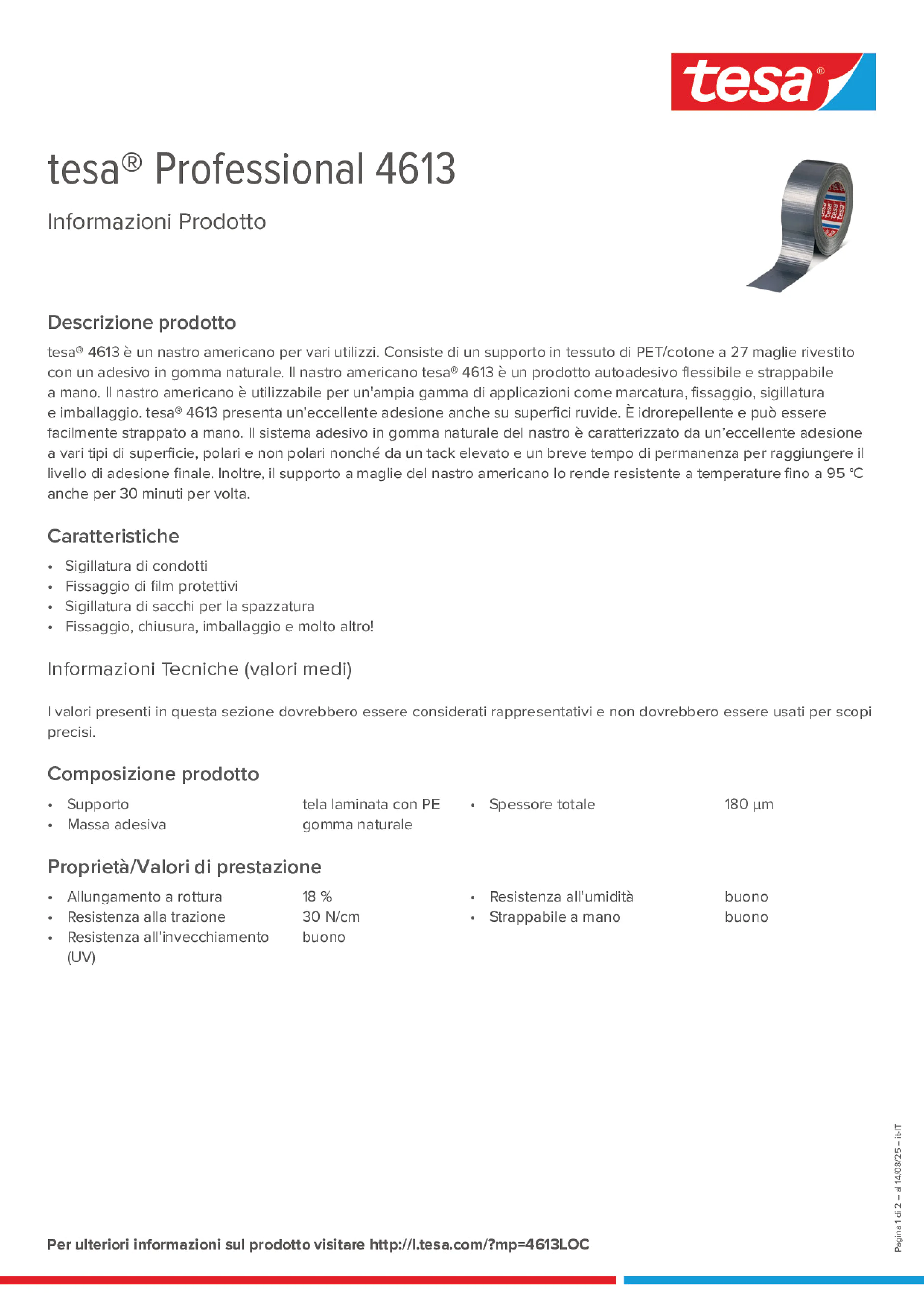 Product information_tesa® Professional 04613_it-IT