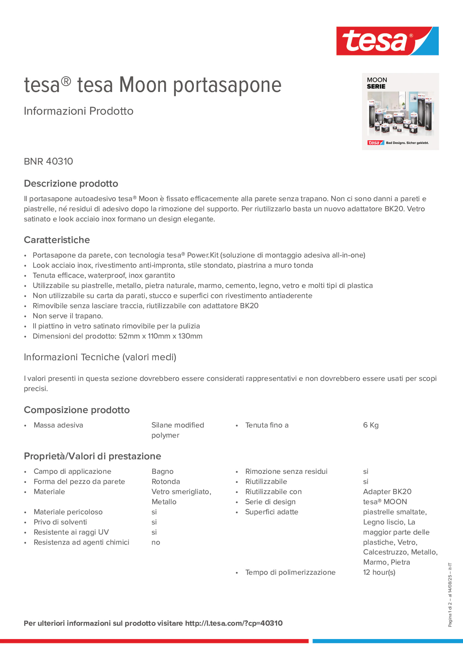Product information_tesa® 40310_it-IT