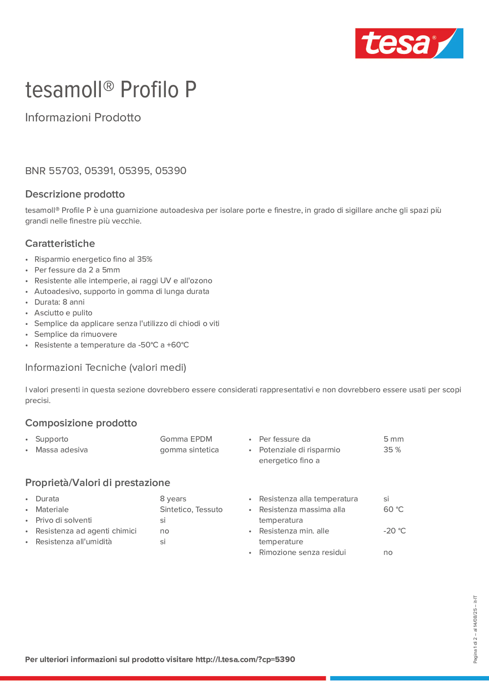 Product information_tesamoll® 5366_it-IT