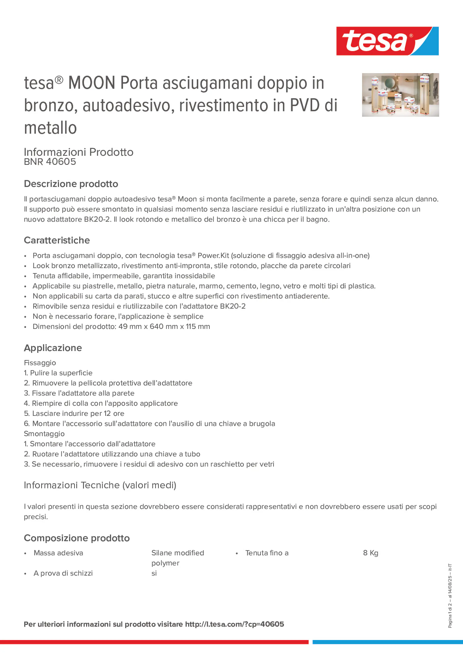 Product information_tesa® 40605_it-IT