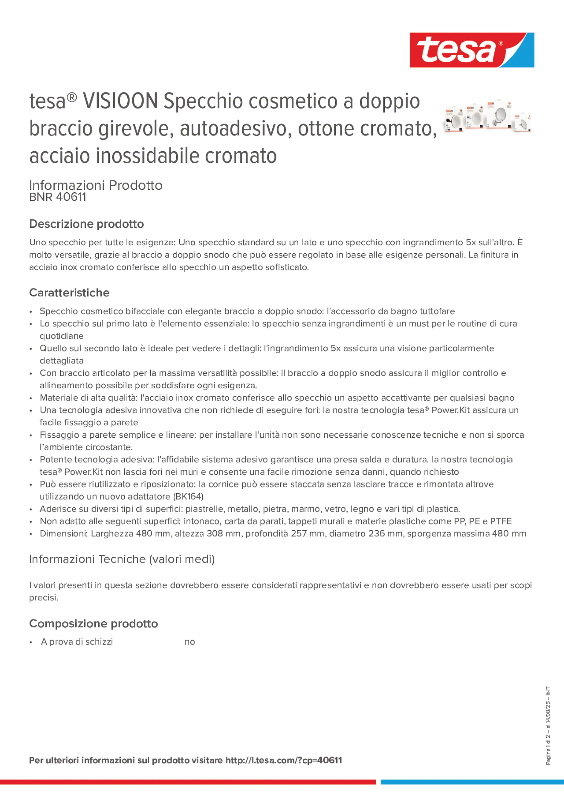 Product information_tesa® 40611_it-IT