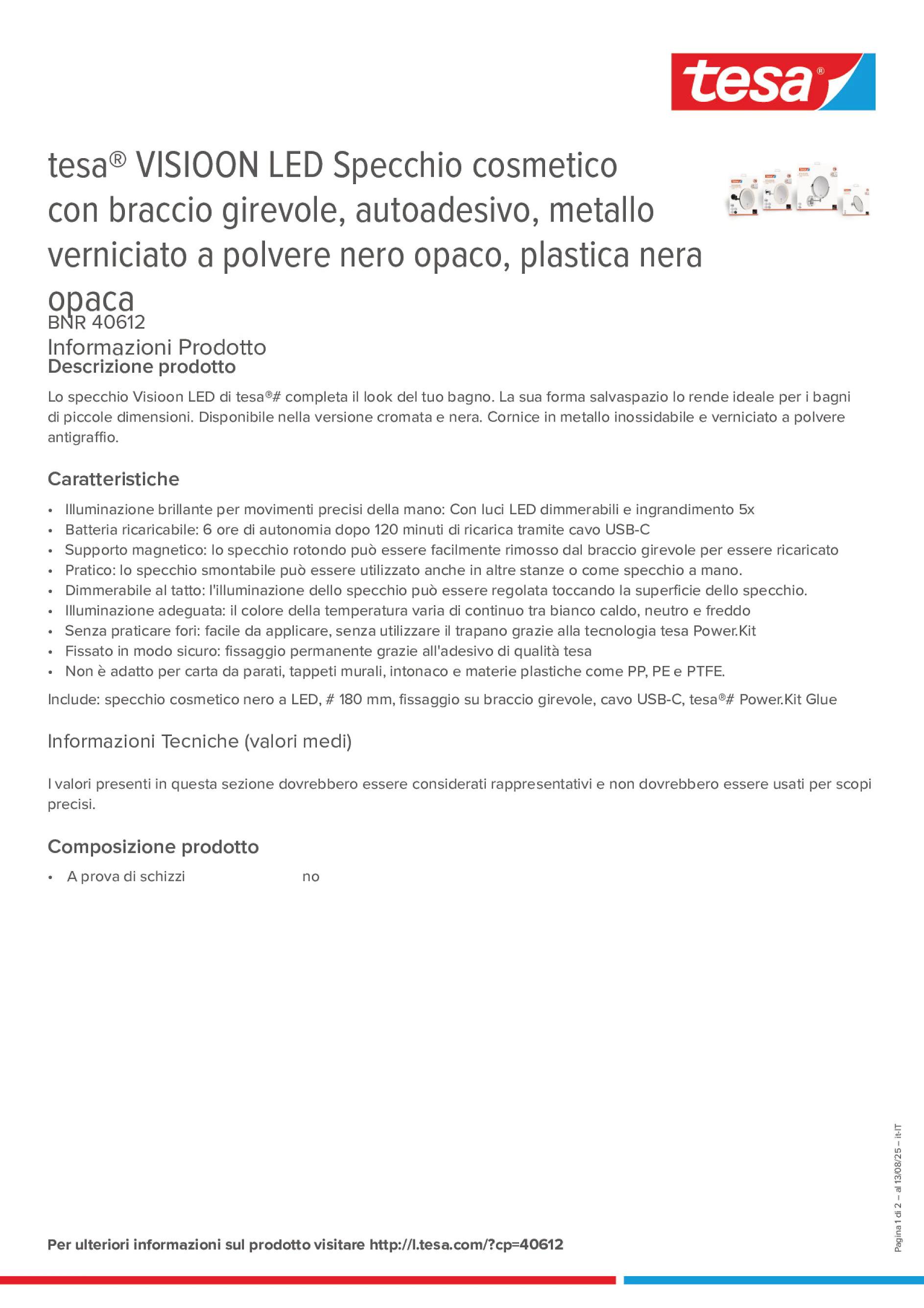 Product information_tesa® 40612_it-IT