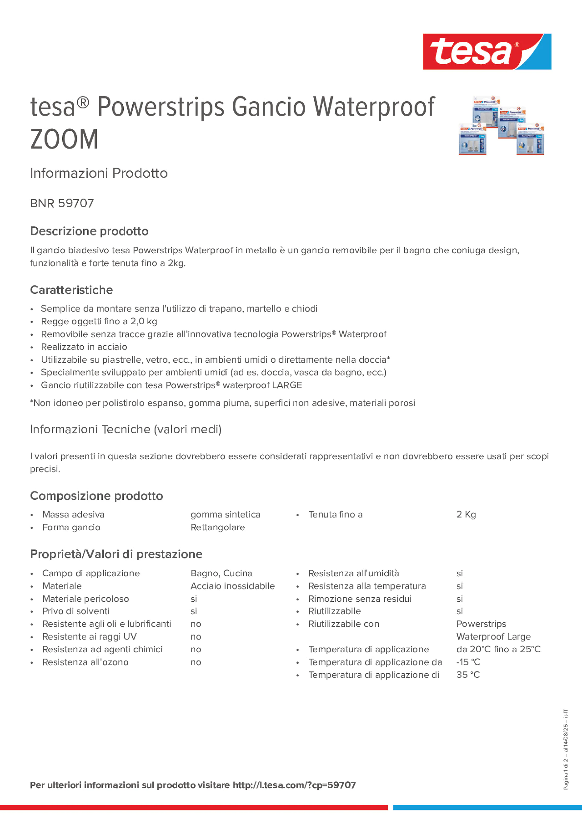 Product information_tesa® Powerstrips 59707_it-IT