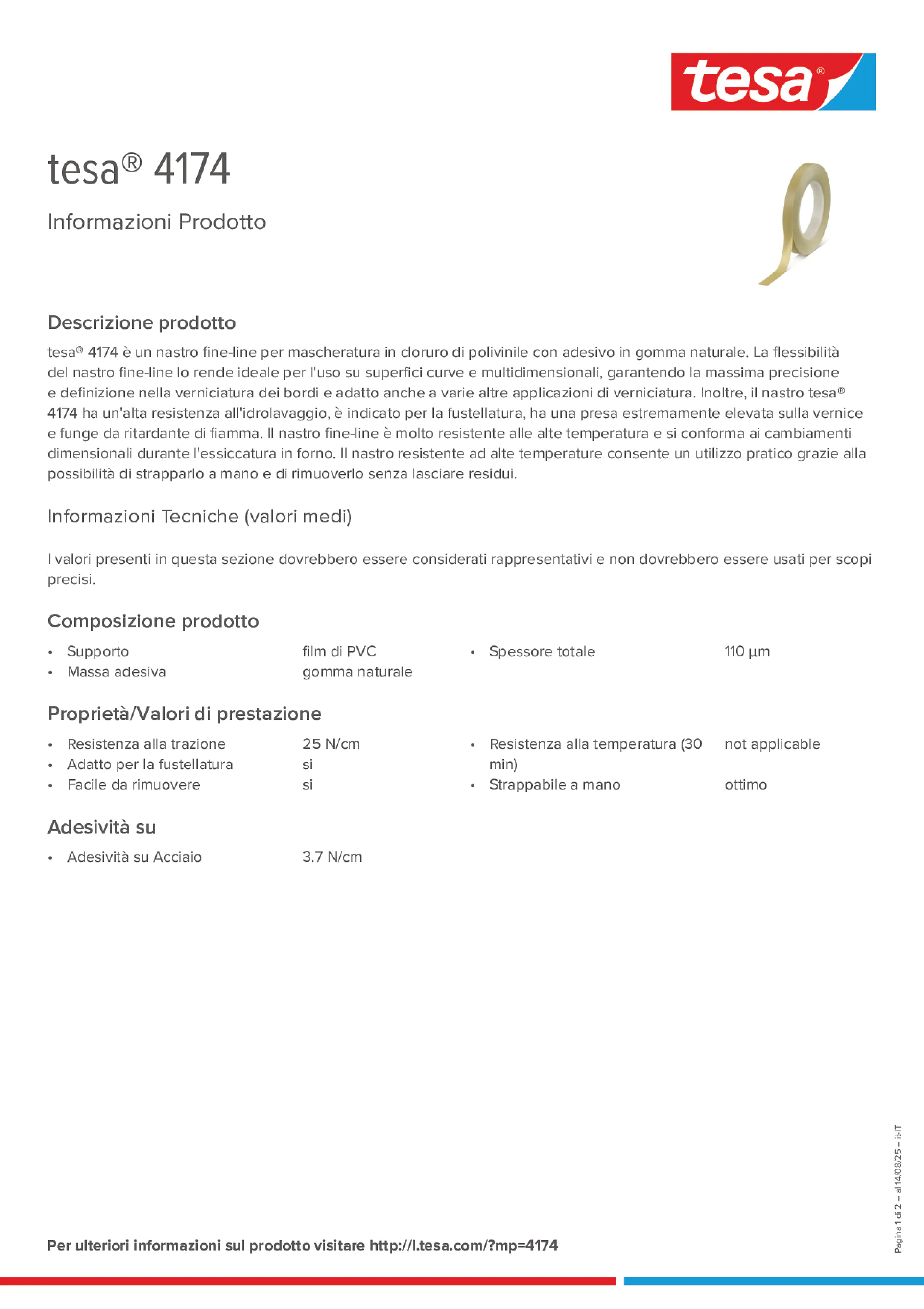 Product information_tesa® 4174_it-IT