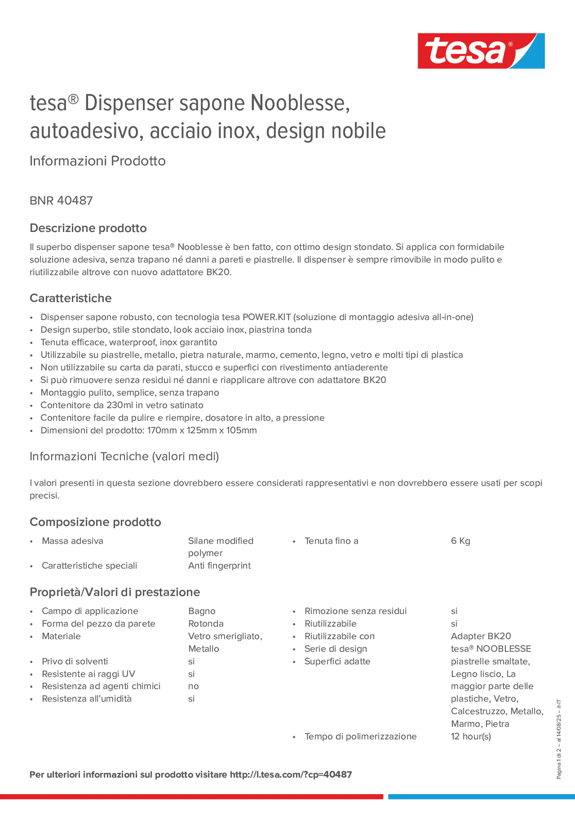 Product information_tesa® 40487_it-IT