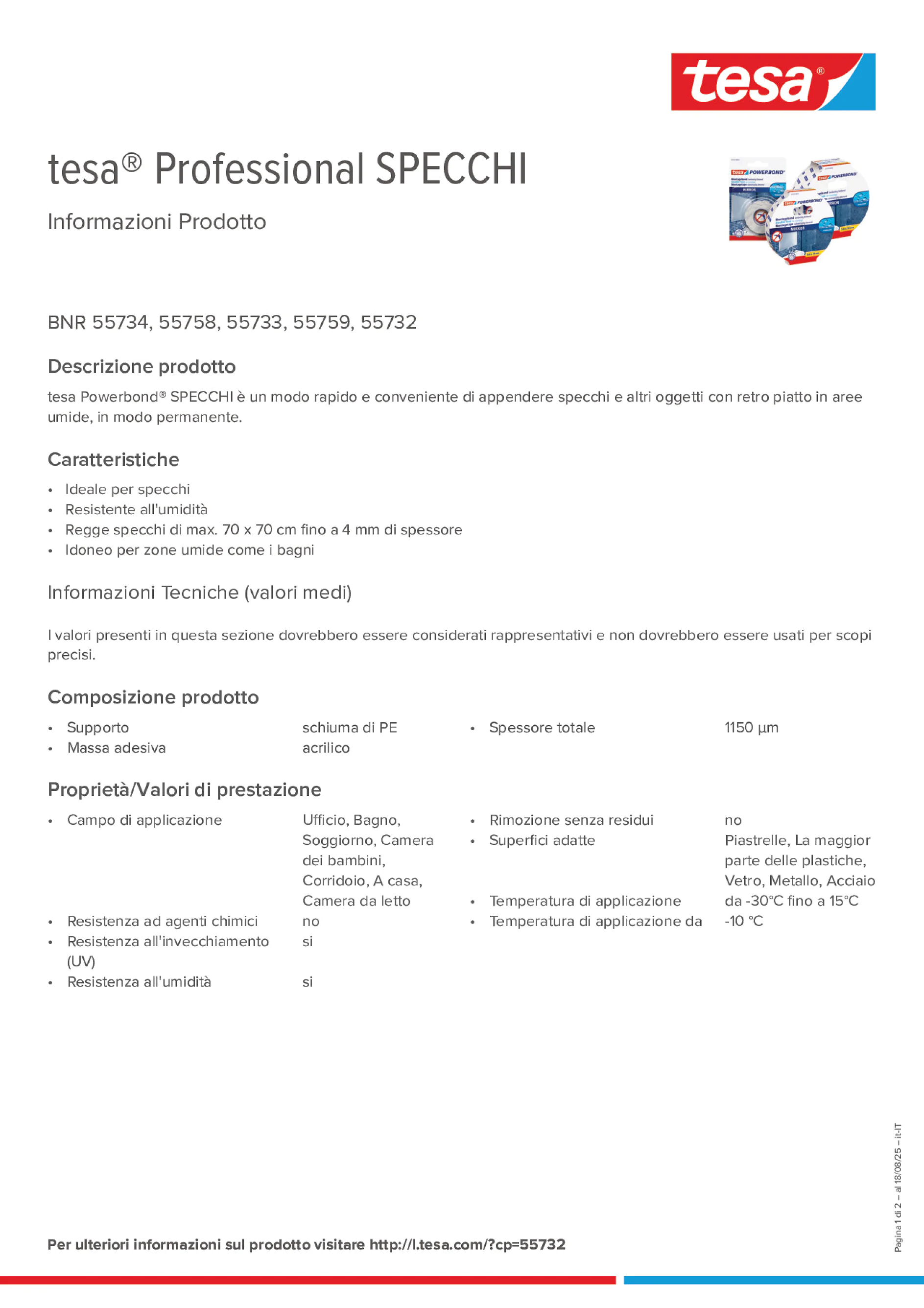 Product information_tesa® Professional 55733_it-IT