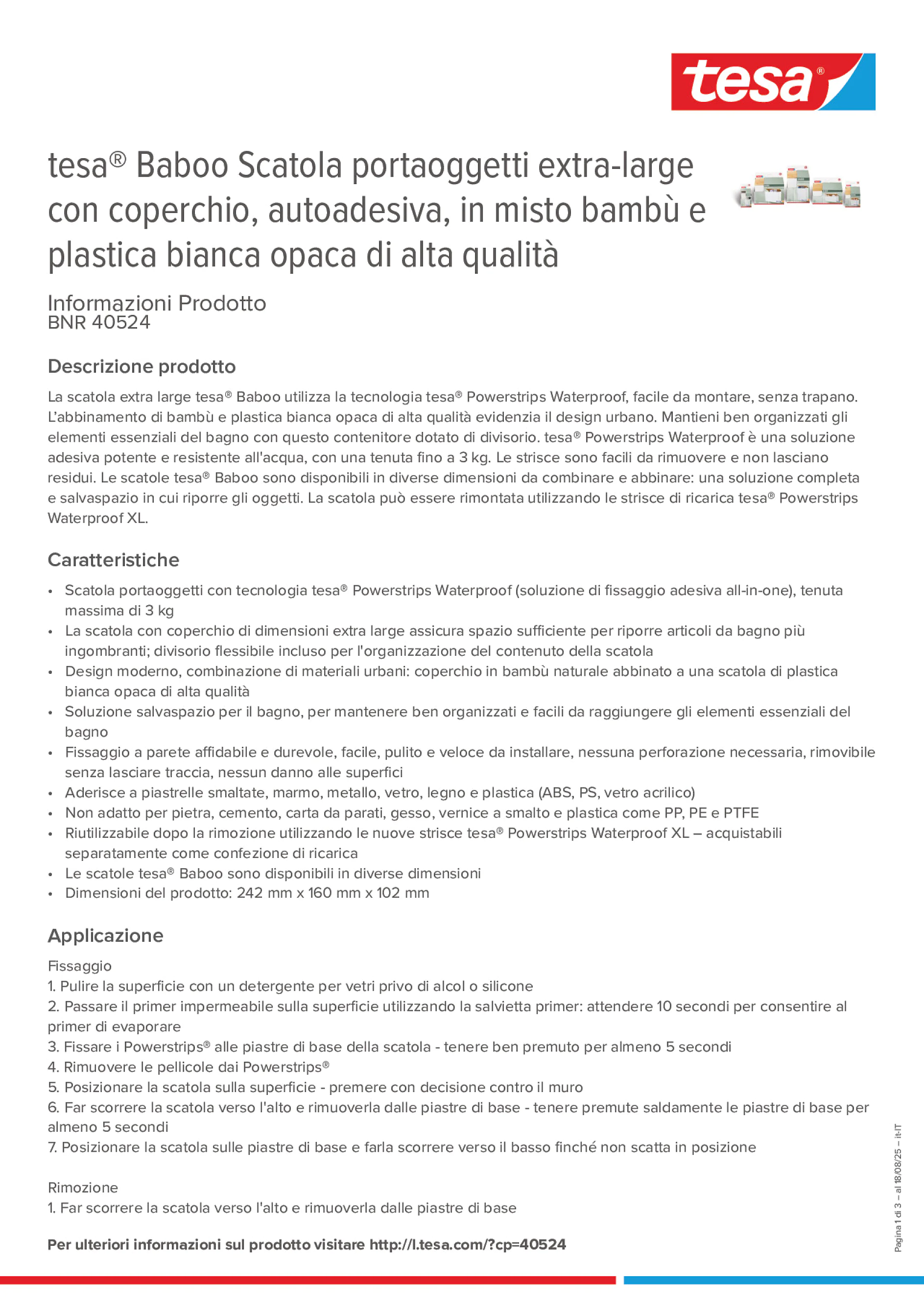 Product information_tesa® 40524_it-IT