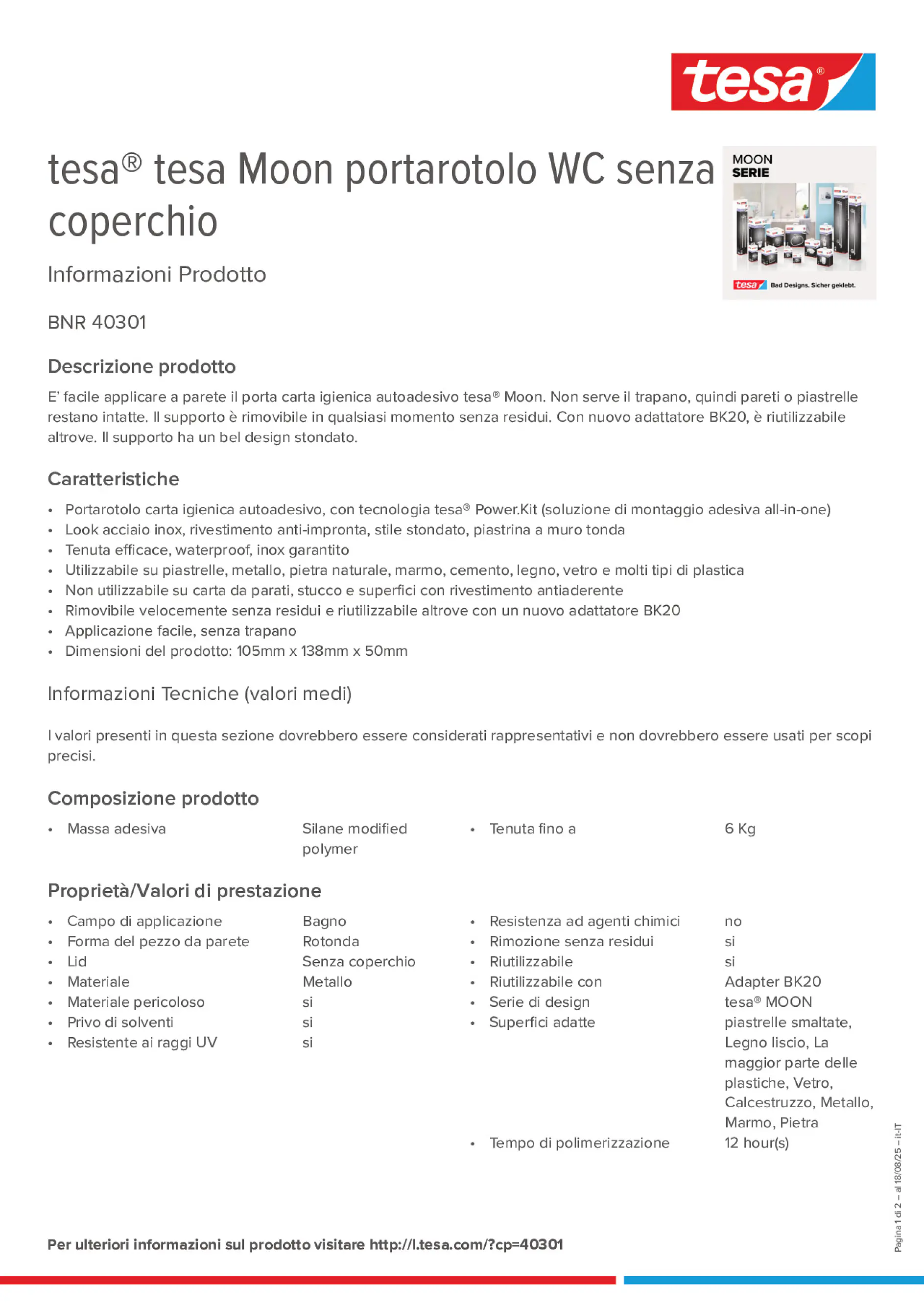 Product information_tesa® 40301_it-IT