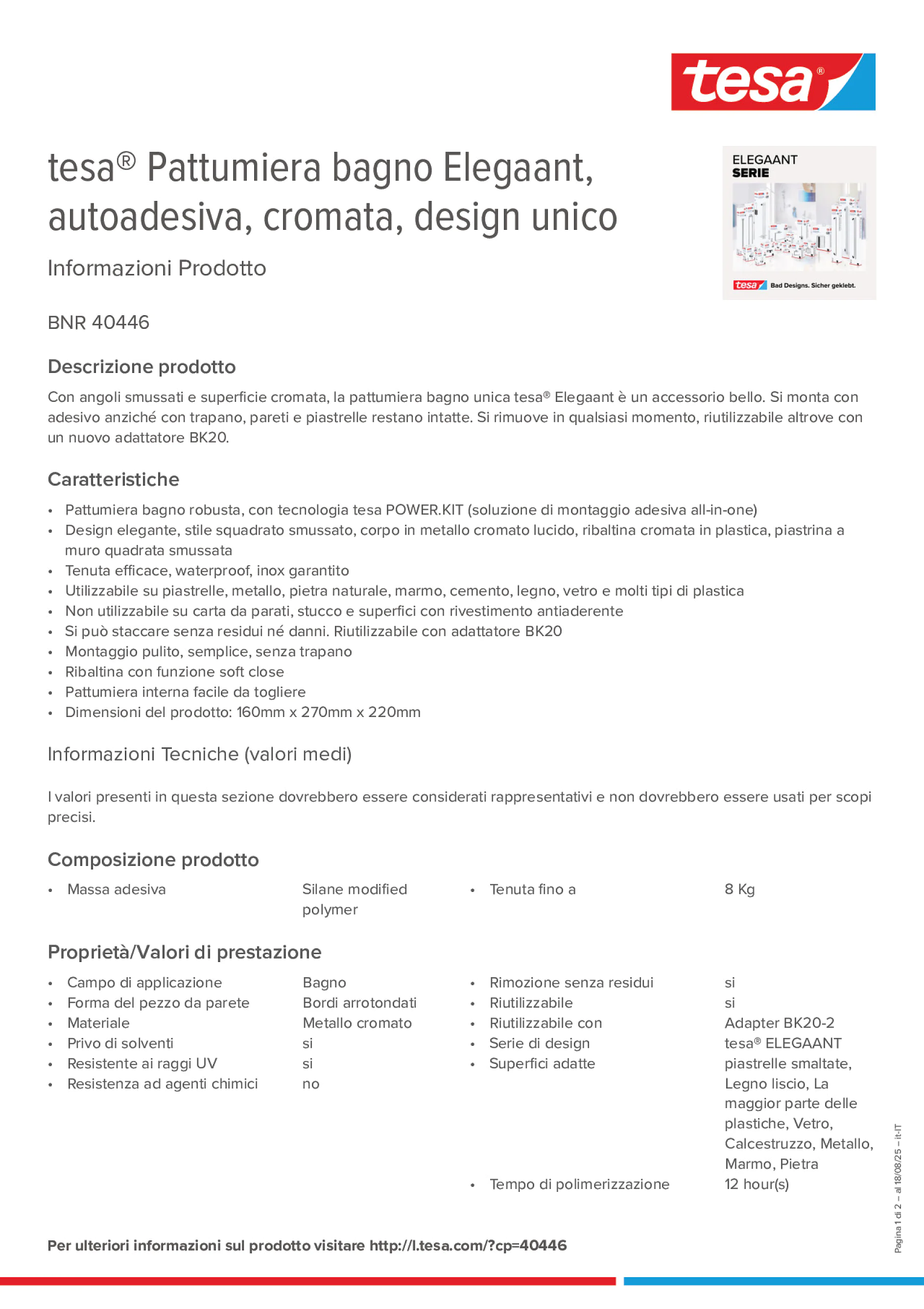 Product information_tesa® 40446_it-IT Product information_tesa® 40446_it-IT