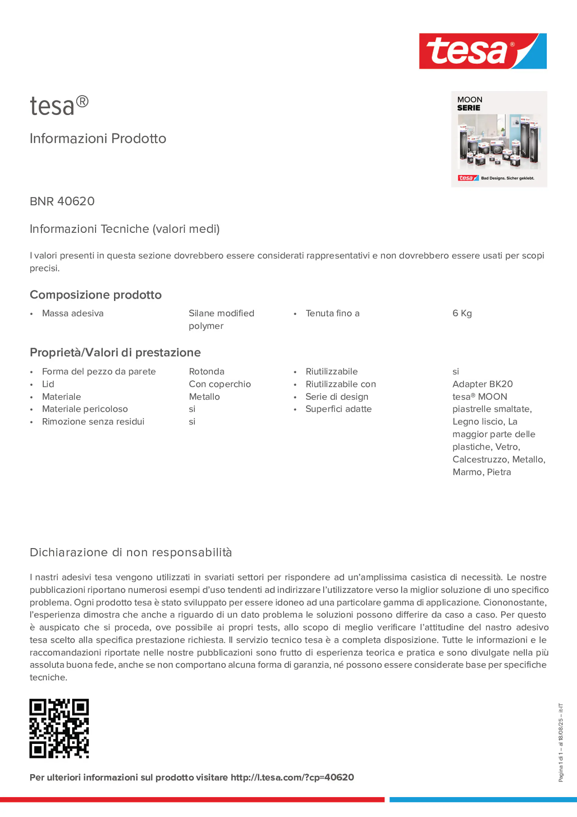 Product information_tesa® 40620_it-IT