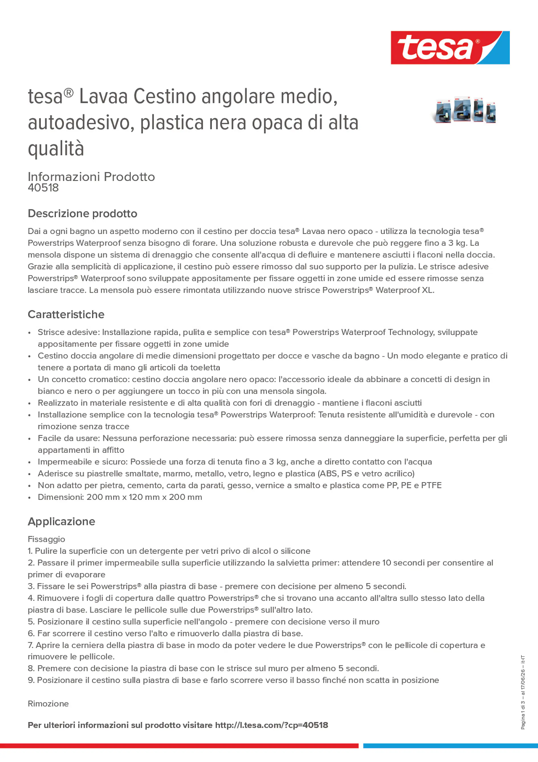 Product information_tesa® 40518_it-IT