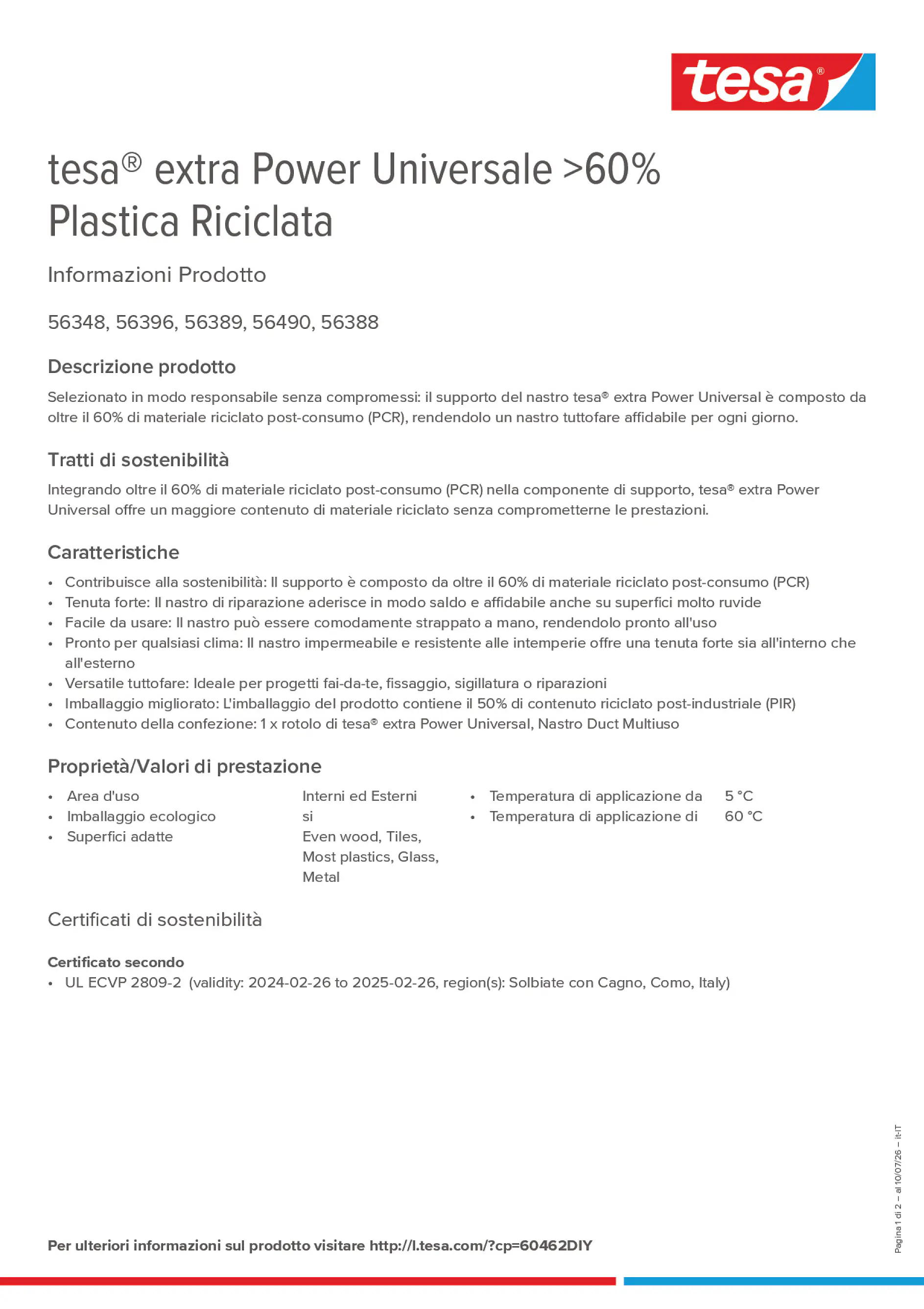 Product information_tesa® extra Power 60462DIY_it-IT