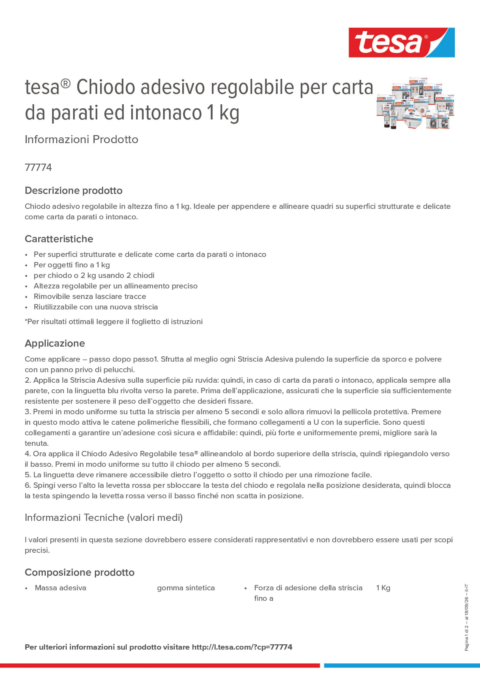 Product information_tesa® 77774_it-IT