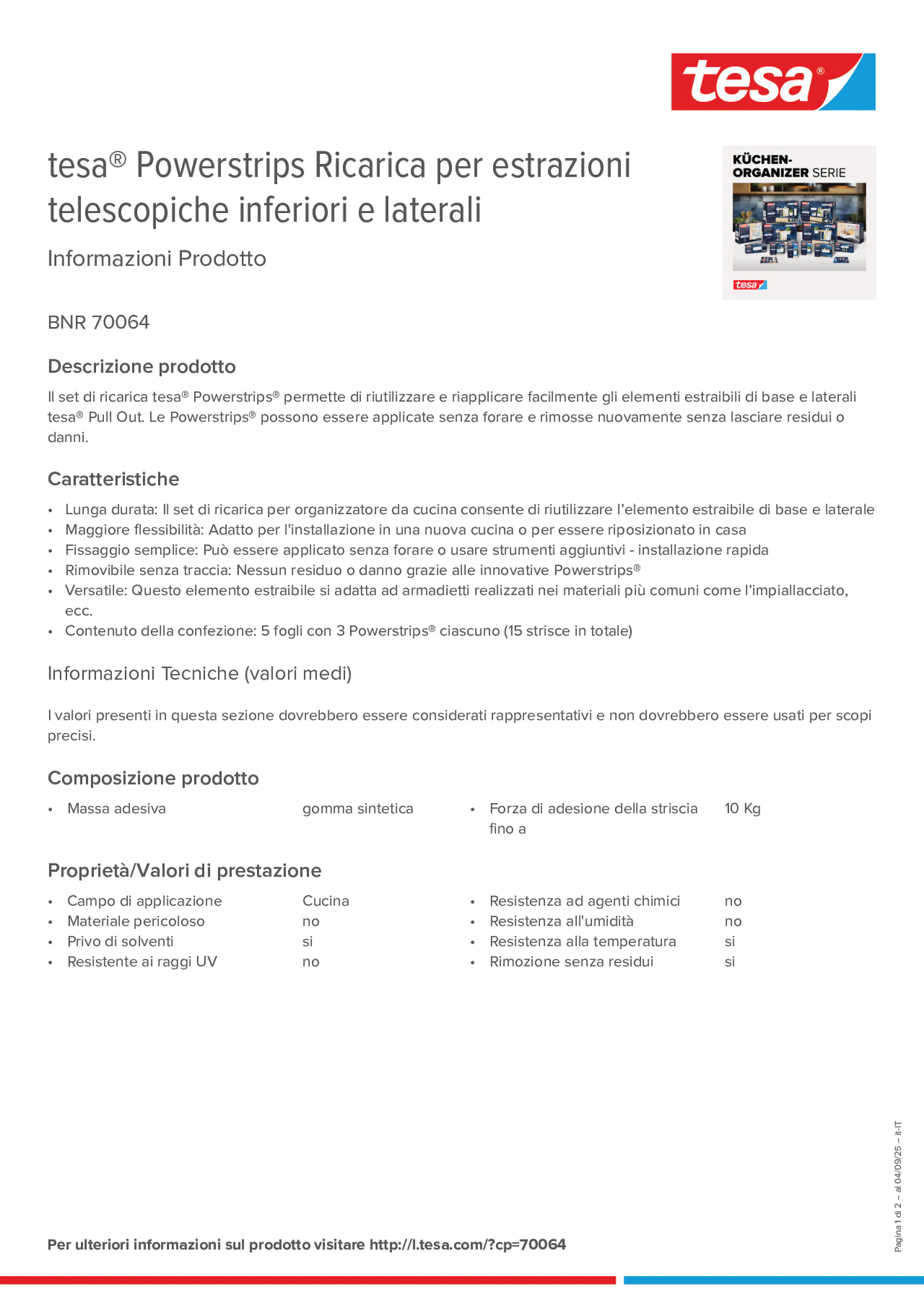 Product information_tesa® Powerstrips 70064_it-IT