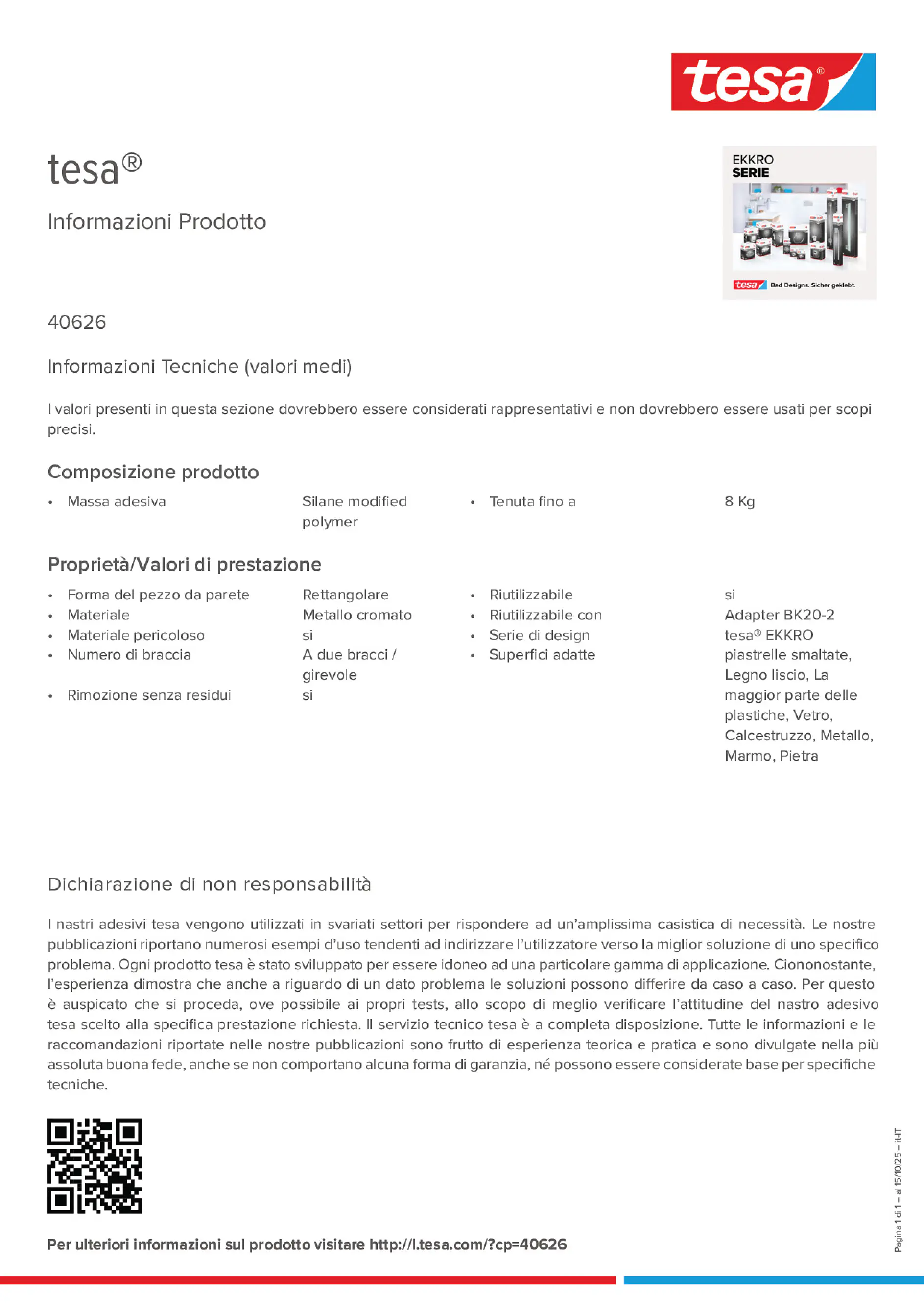 Product information_tesa® 40626_it-IT