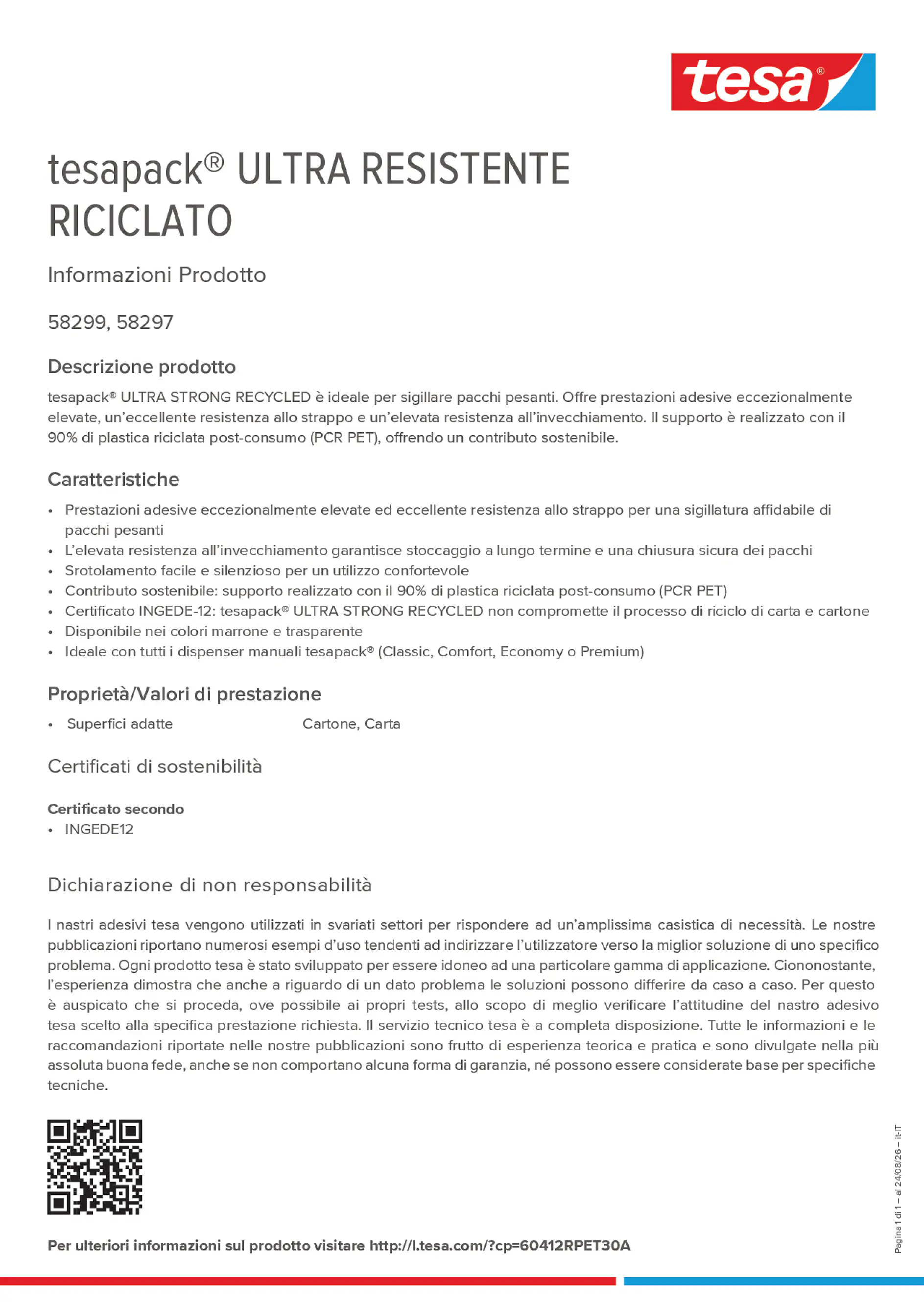 Product information_tesapack® 60412RPET30A_it-IT