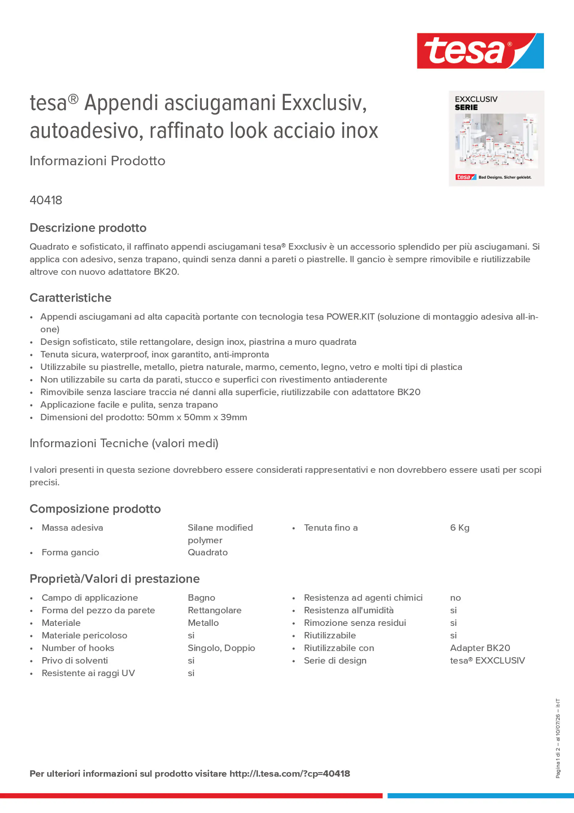 Product information_tesa® 40418_it-IT
