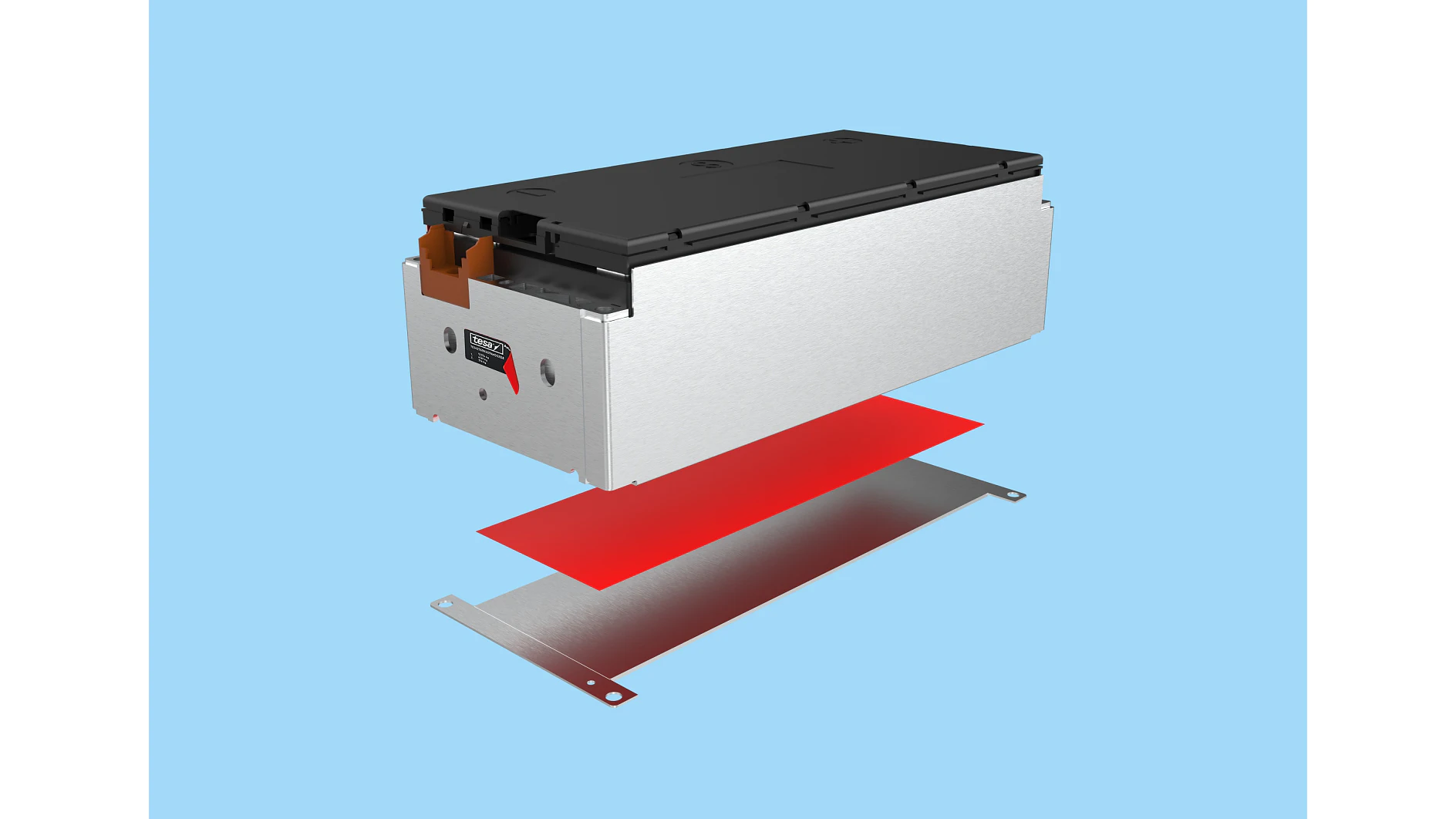 Cooling plate fixation in battery modules