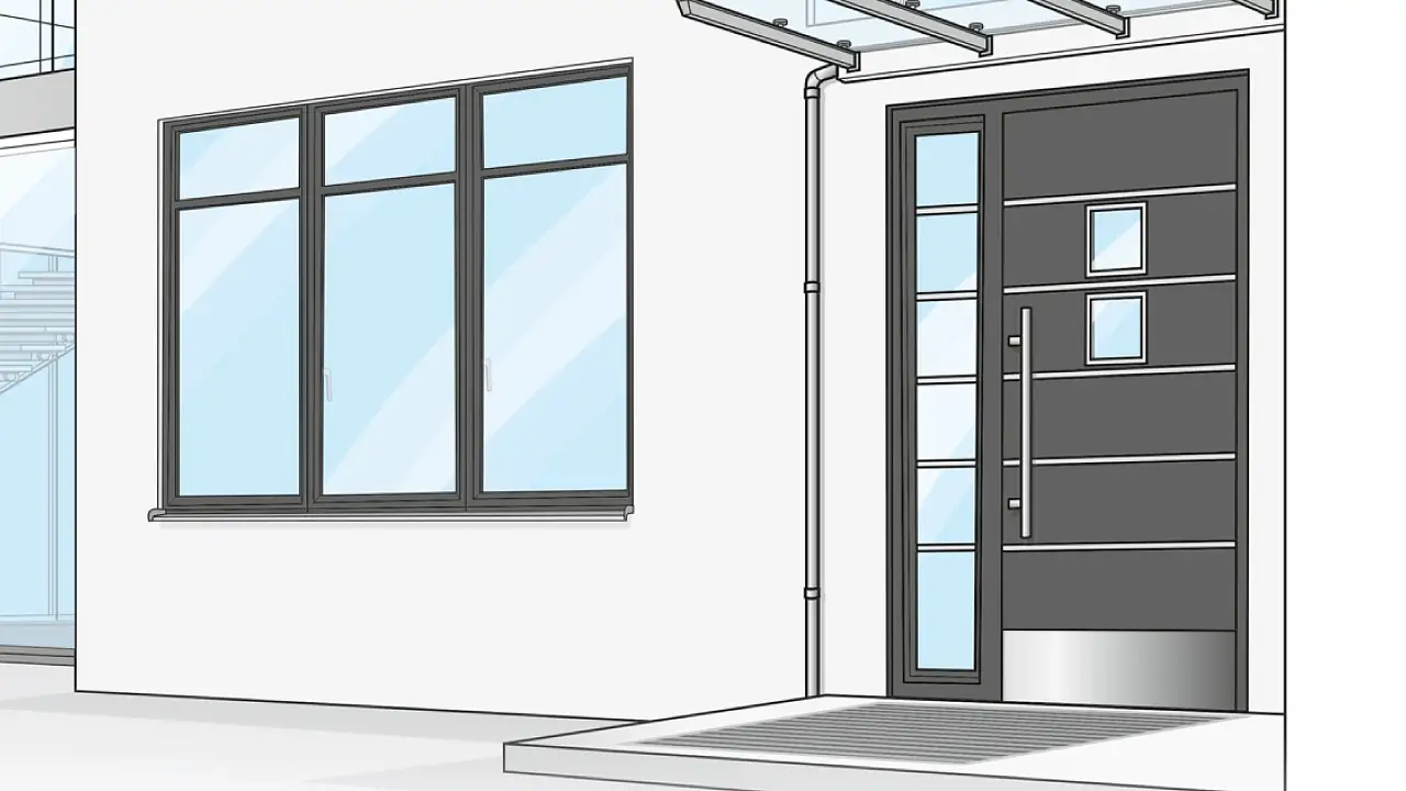 tesa® ACXplusの用途例：一般住宅の窓やドア