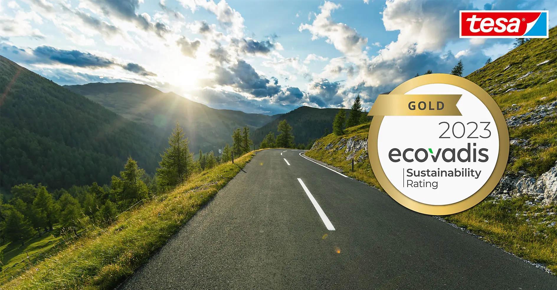 tesa receives EcoVadis Gold status, placing among the top 2 percent of awarded companies in its industry.